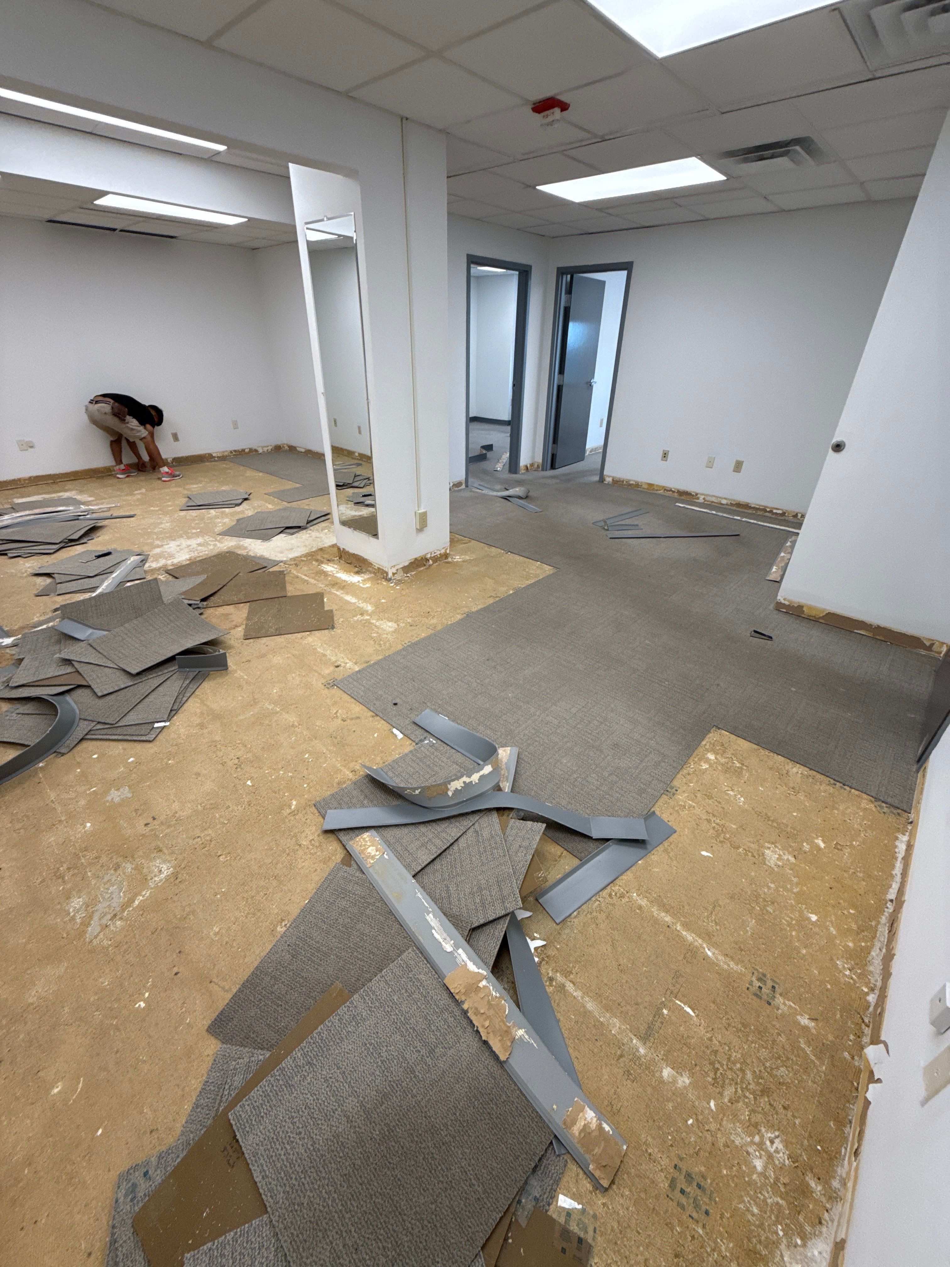 Commercial remodel by Knockout Flooring LLC