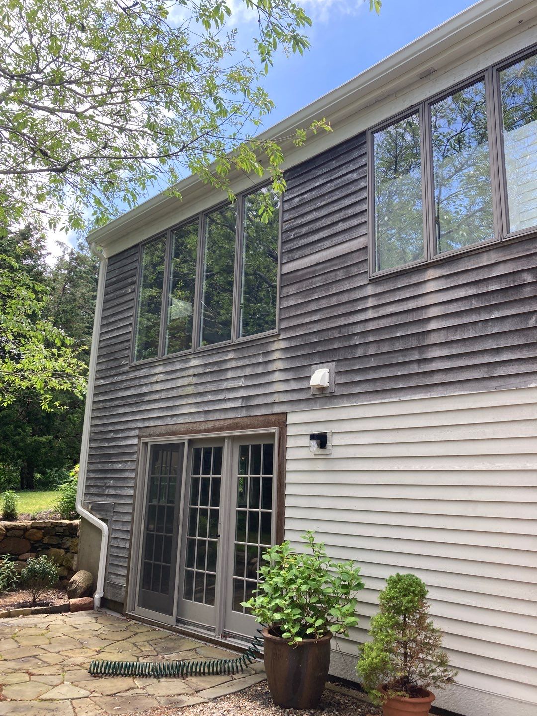 6" Leaf Relief K-Style Gutter installation in Eastham, Ma by Gutter Pro Enterprises