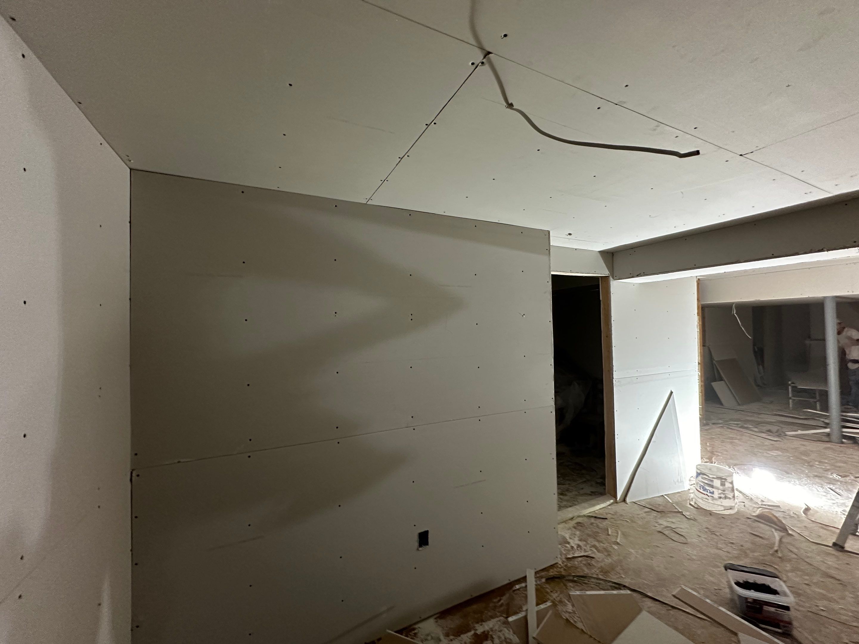 Basement Remodel using Wood by Home Concepts Construction