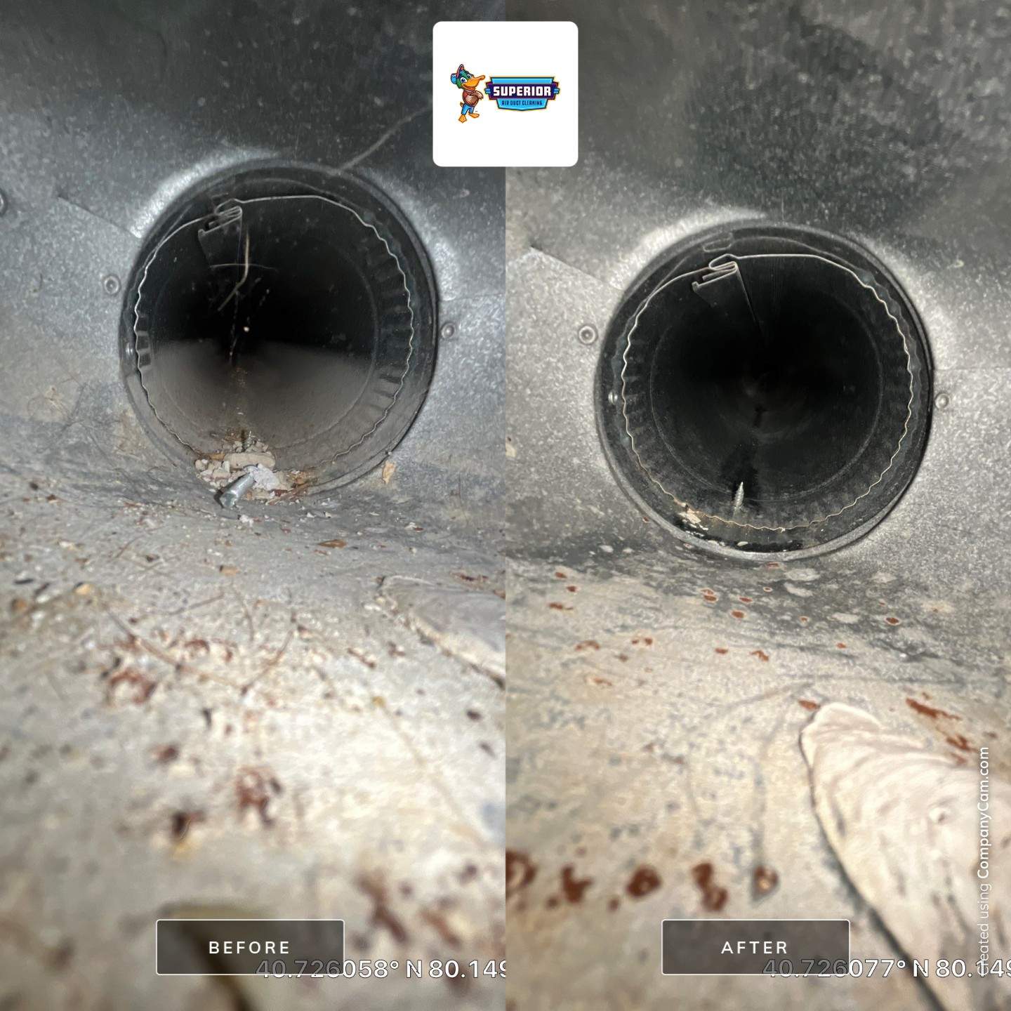 Air Duct Cleaning With a Vacuum Truck in Cranberry Township, PA by Superior Air Duct Cleaning