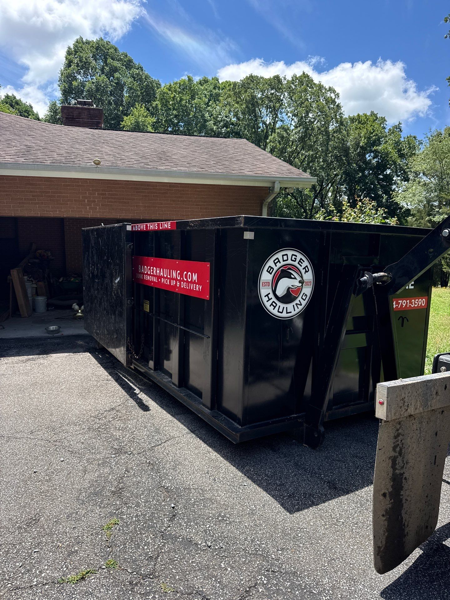 Dumpster Rental Monroe by Badger Hauling