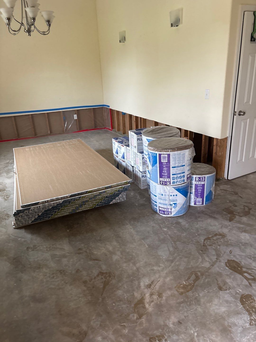 Kitchen Remodel and Water Damage Restoration Project by L&T General Contractors and Restoration INC