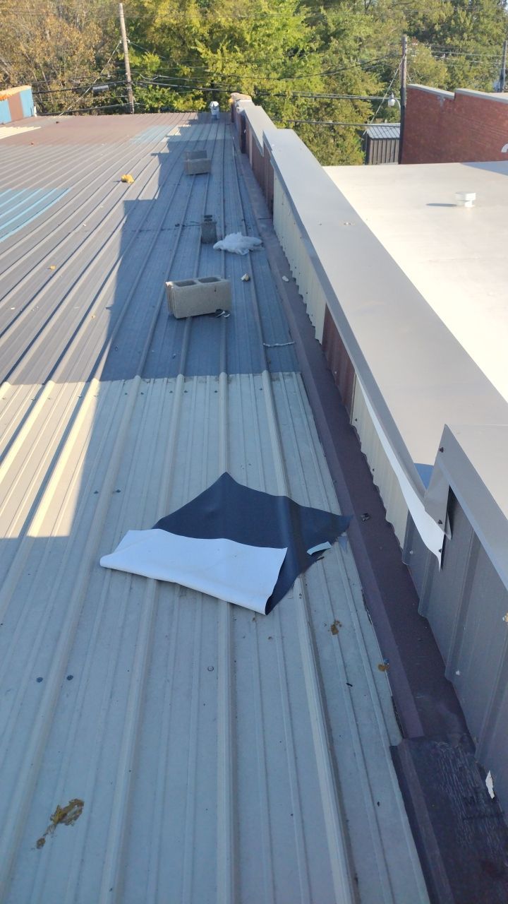 Commercial Roofing Installation in DeQueen, AR, using 50 mil PVC by Hostetler Roofing