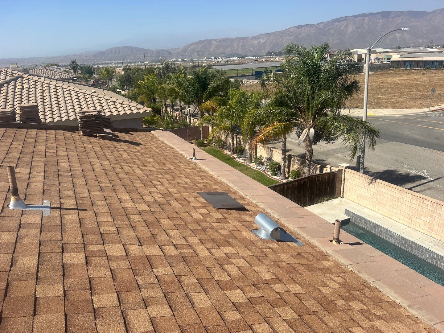 Complete Concrete Tile Roof Replacement and Solar Integration in San Jacinto by Reliable Roofing San Diego Inc.