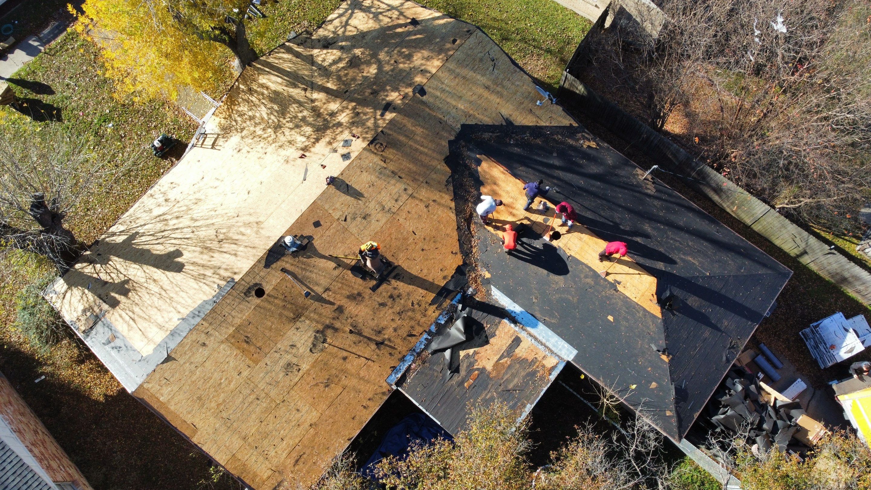 Reroof Project by Berry Good Roofing 