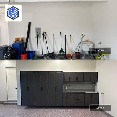 Look Tanner B. added his beautiful garage storage to his garage