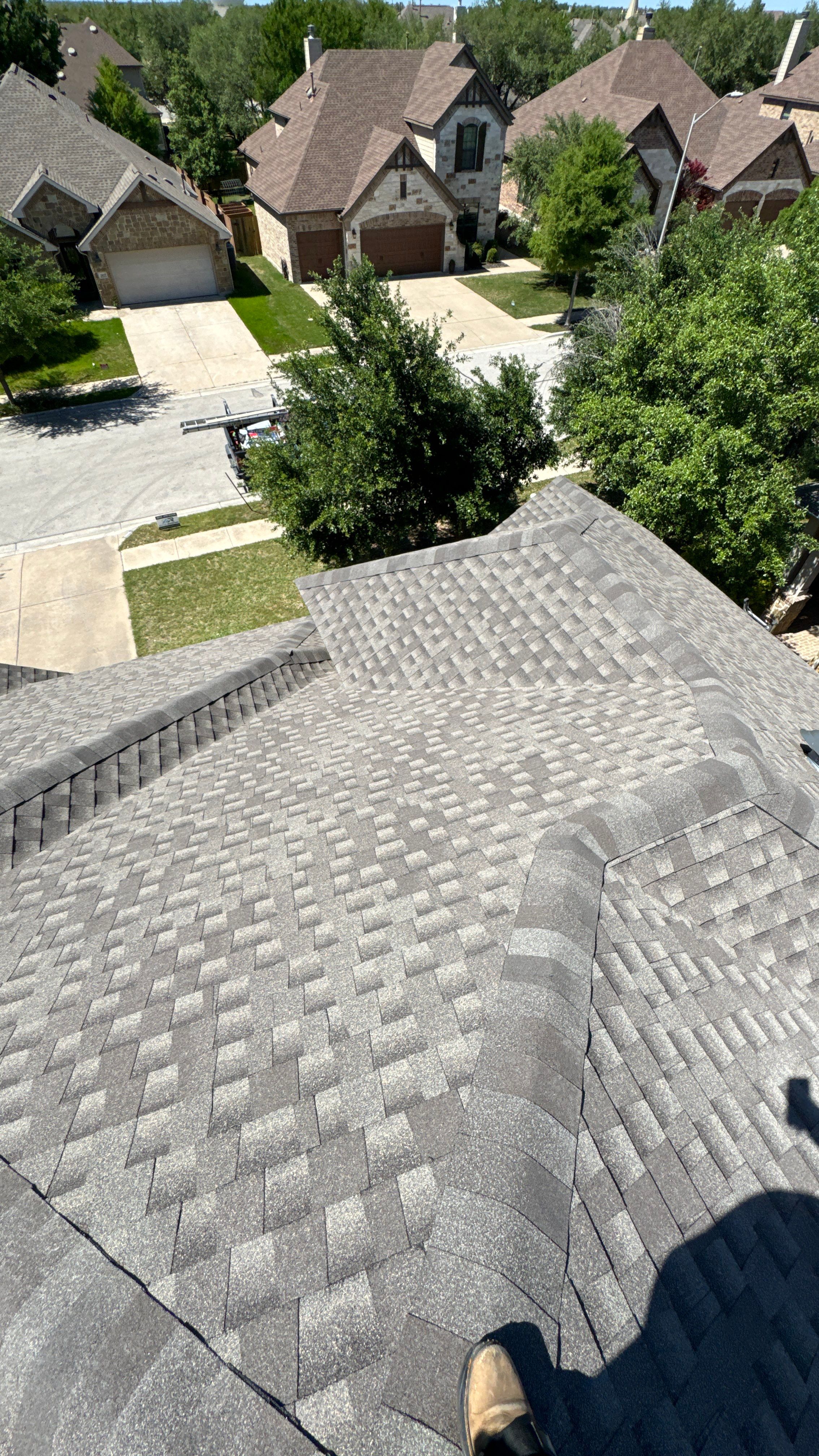 Residential Roof Replacement using GAF HDZ - Weathered Wood by Elite Roofing LLC