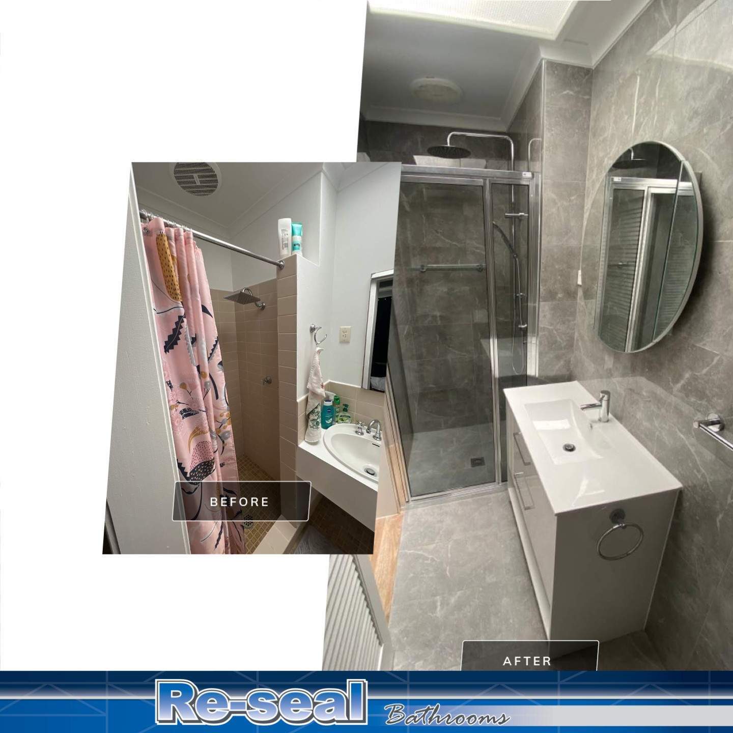 Ensuite Bathroom Renovation by Re-seal Bathrooms