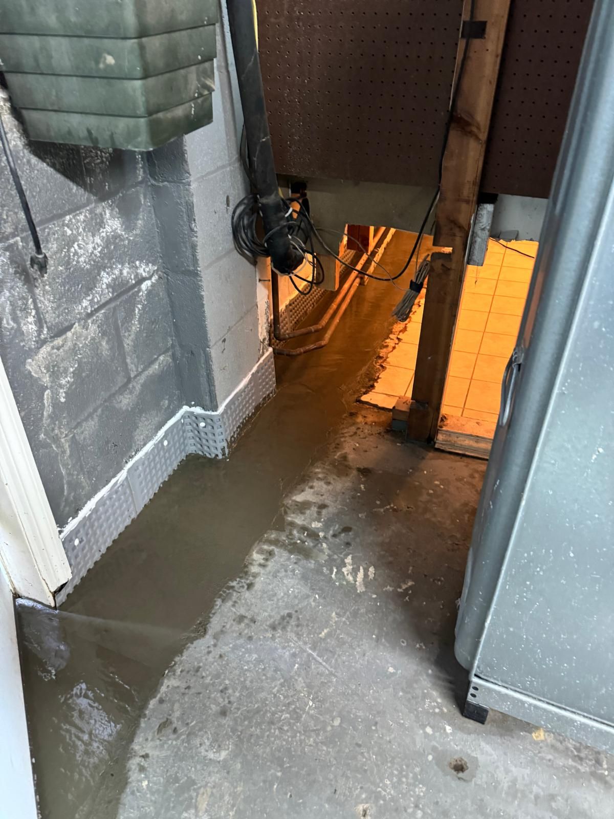 Interior French Drain Basking Ridge NJ by Pure Service Pro, LLC 