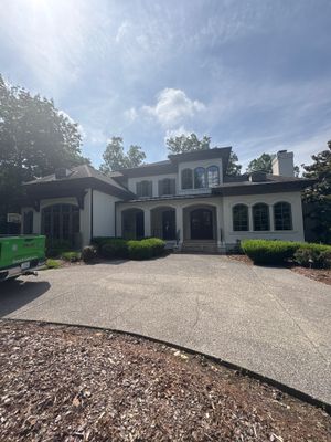 Franklin Exterior Stucco Restoration and Comprehensive Painting Renovation