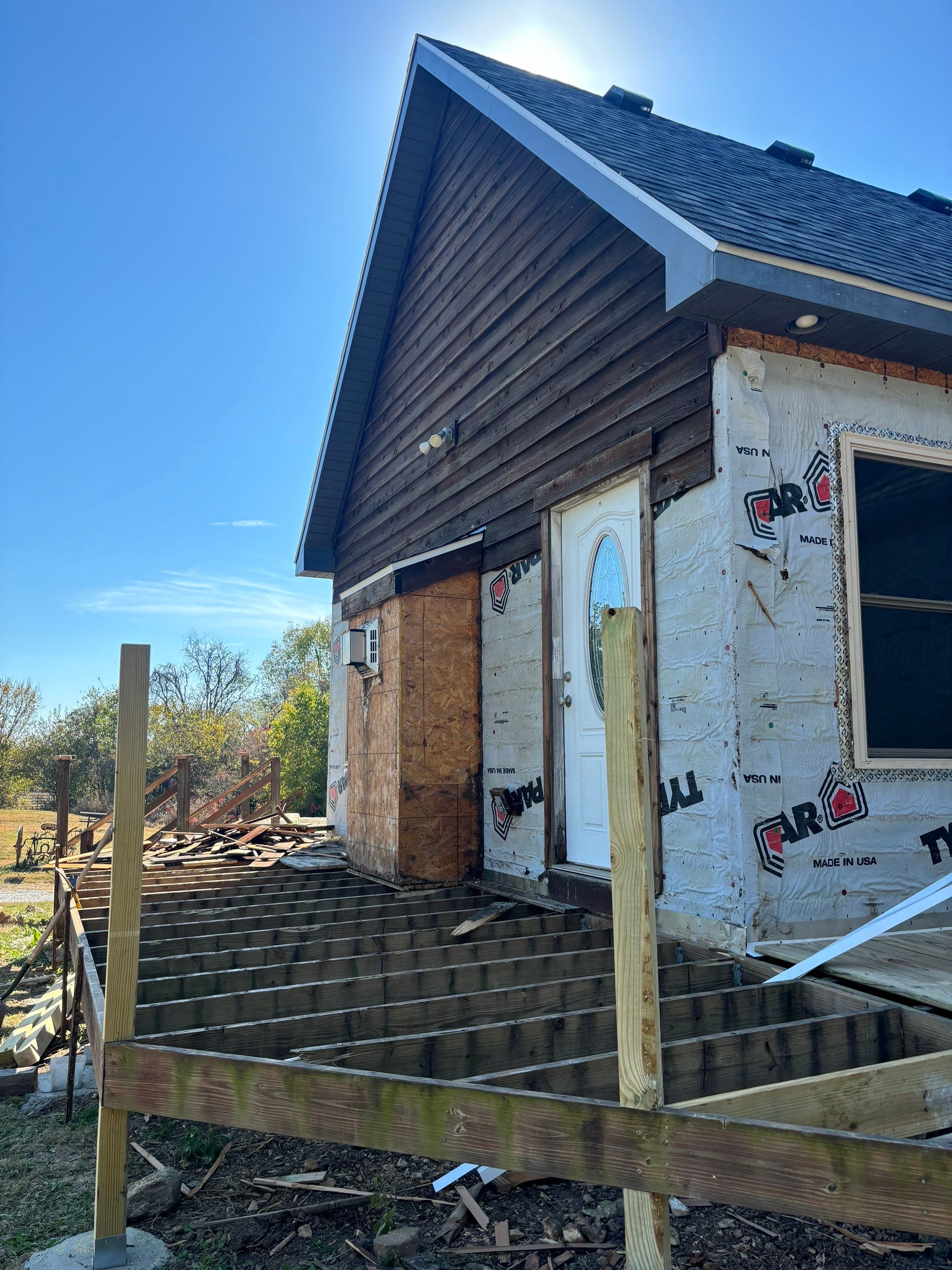 Comprehensive Roof and Siding Replacement Project in Lincoln, MO by EEC Windows, Siding & Roofing