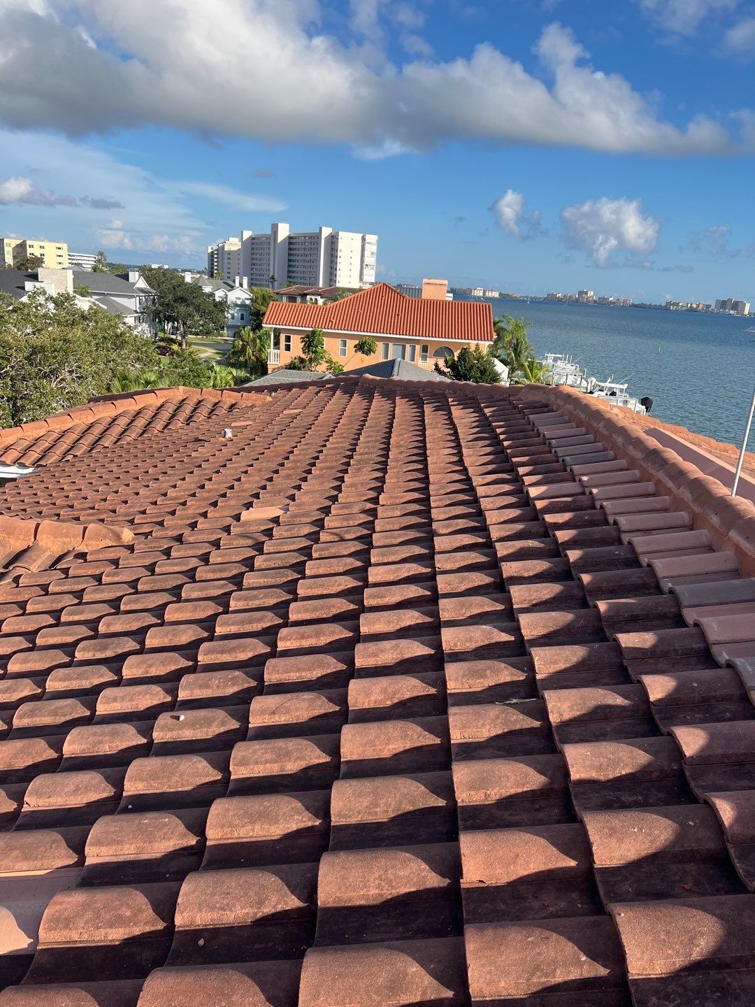 Residential Roofing Repair using Concrete Roof Tile by RoofSmith of Tampa Bay
