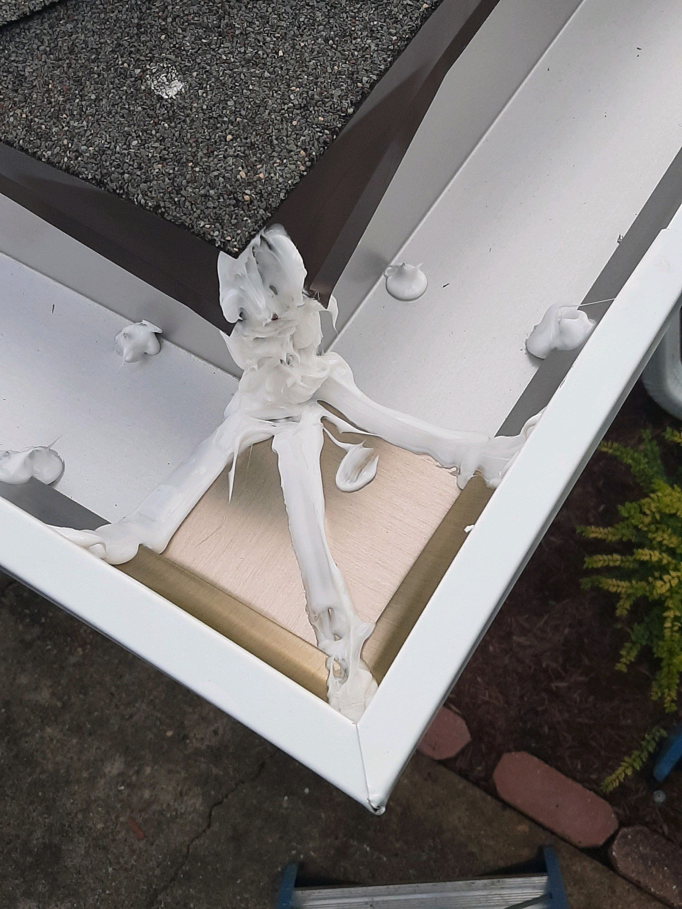 Seamless Gutter Installation using White K-Style Gutters by Gutter Professors