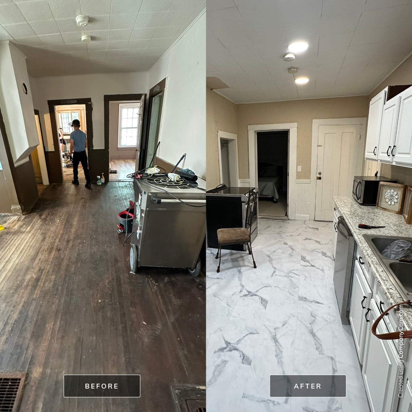 Little house remodel by BlueRed Restoration