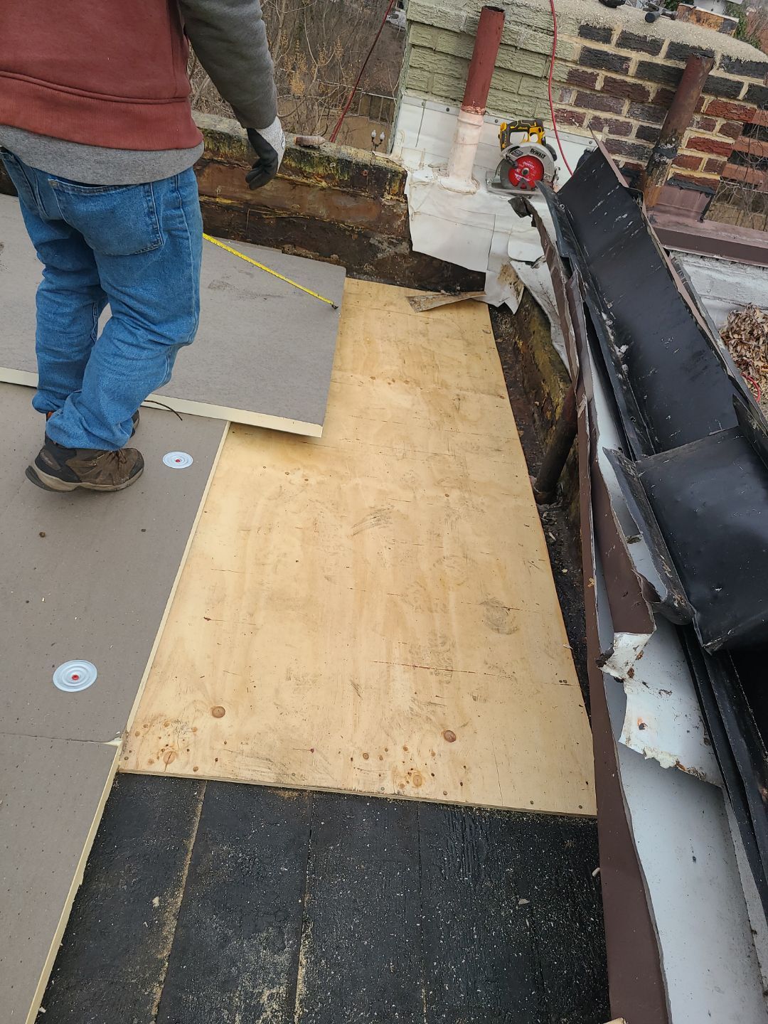 Arlington Flat TPO Roof Installation by RM Banning, Inc.