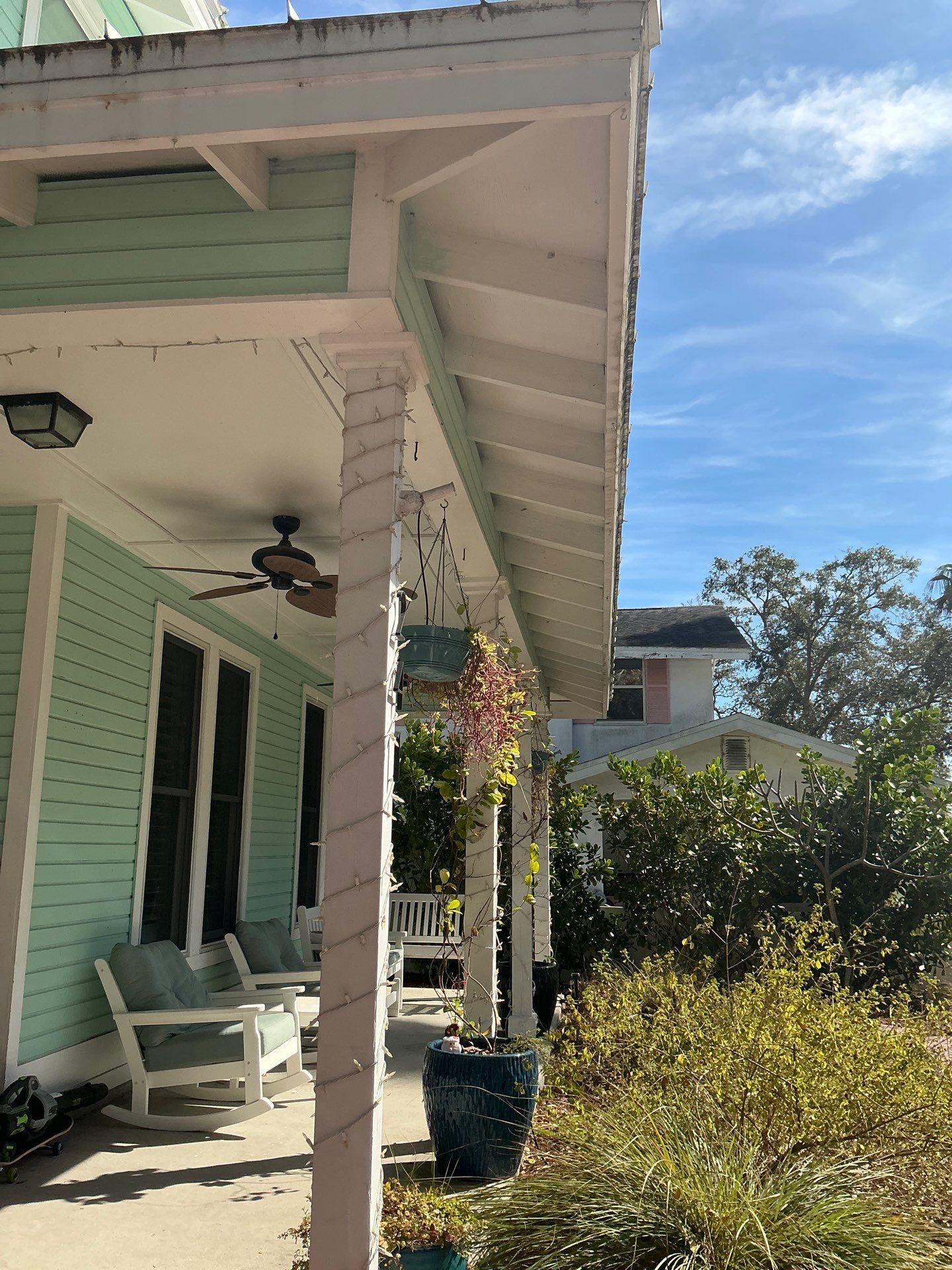 New White Soffit Project in Safety Harbor, FL by Gutter Professors