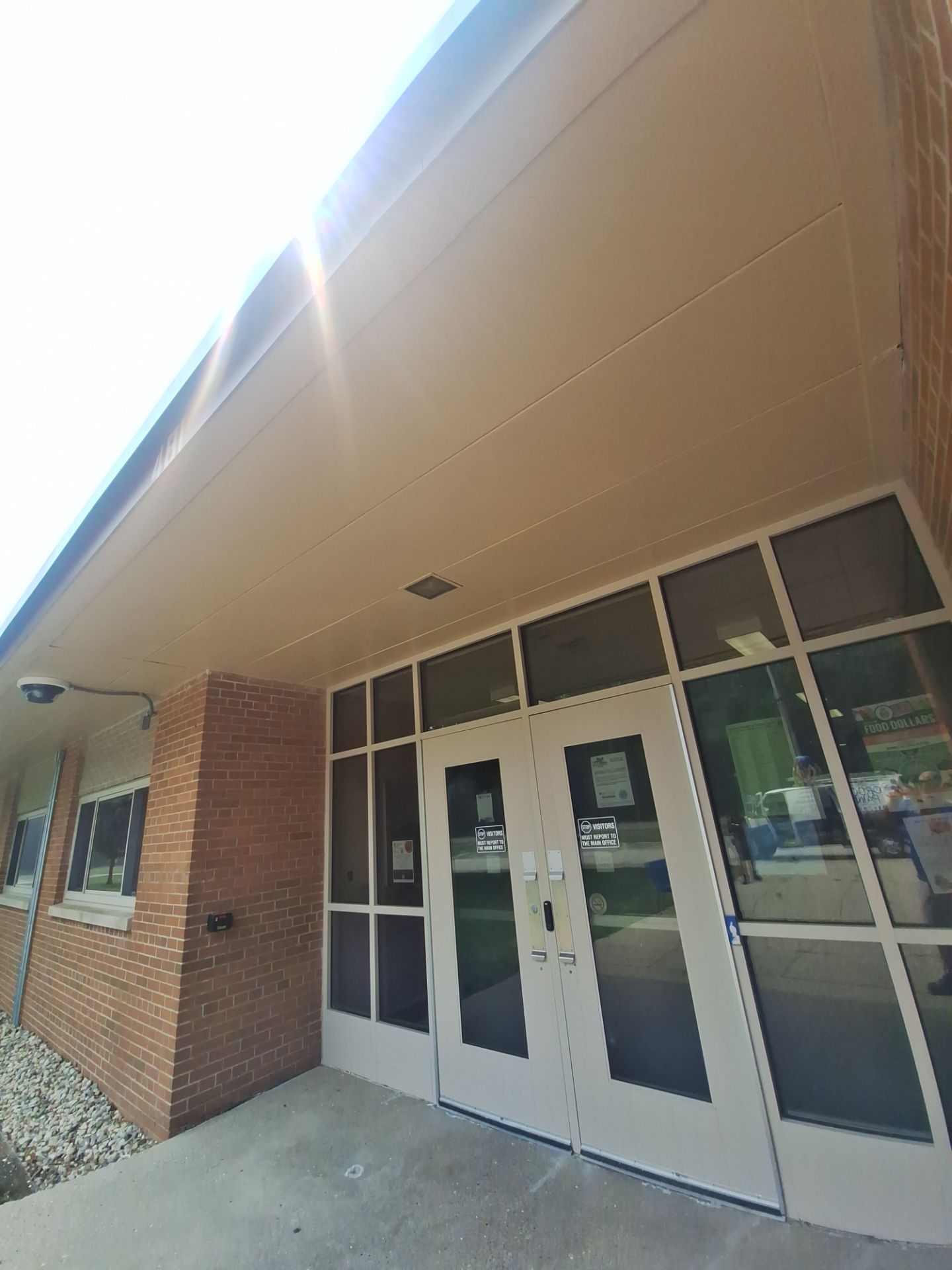 Commercial Exterior Pressure Washing and Soffit Preparation in Muskegon by Gordon Painting