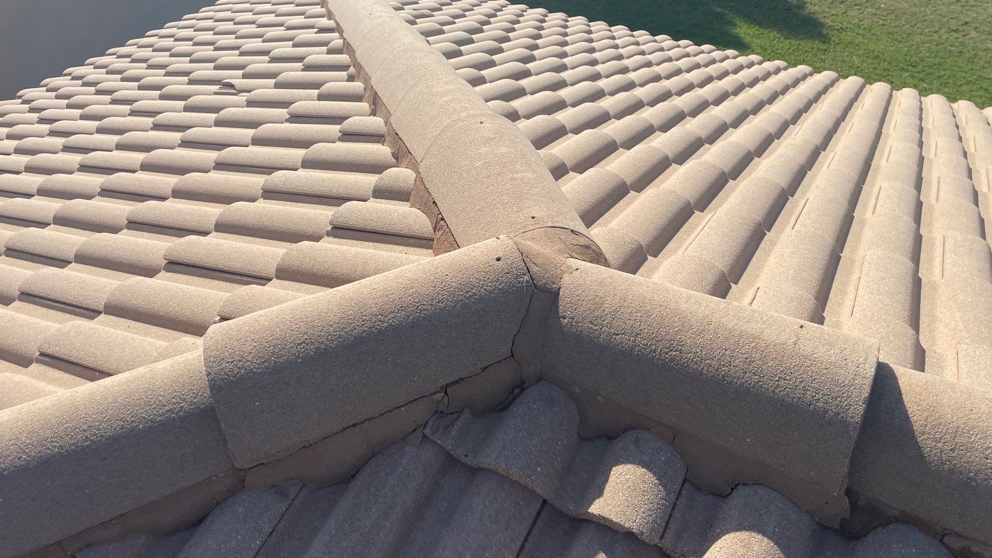 Residential Roofing Repair using Concrete Tile by Four Peaks Roofing