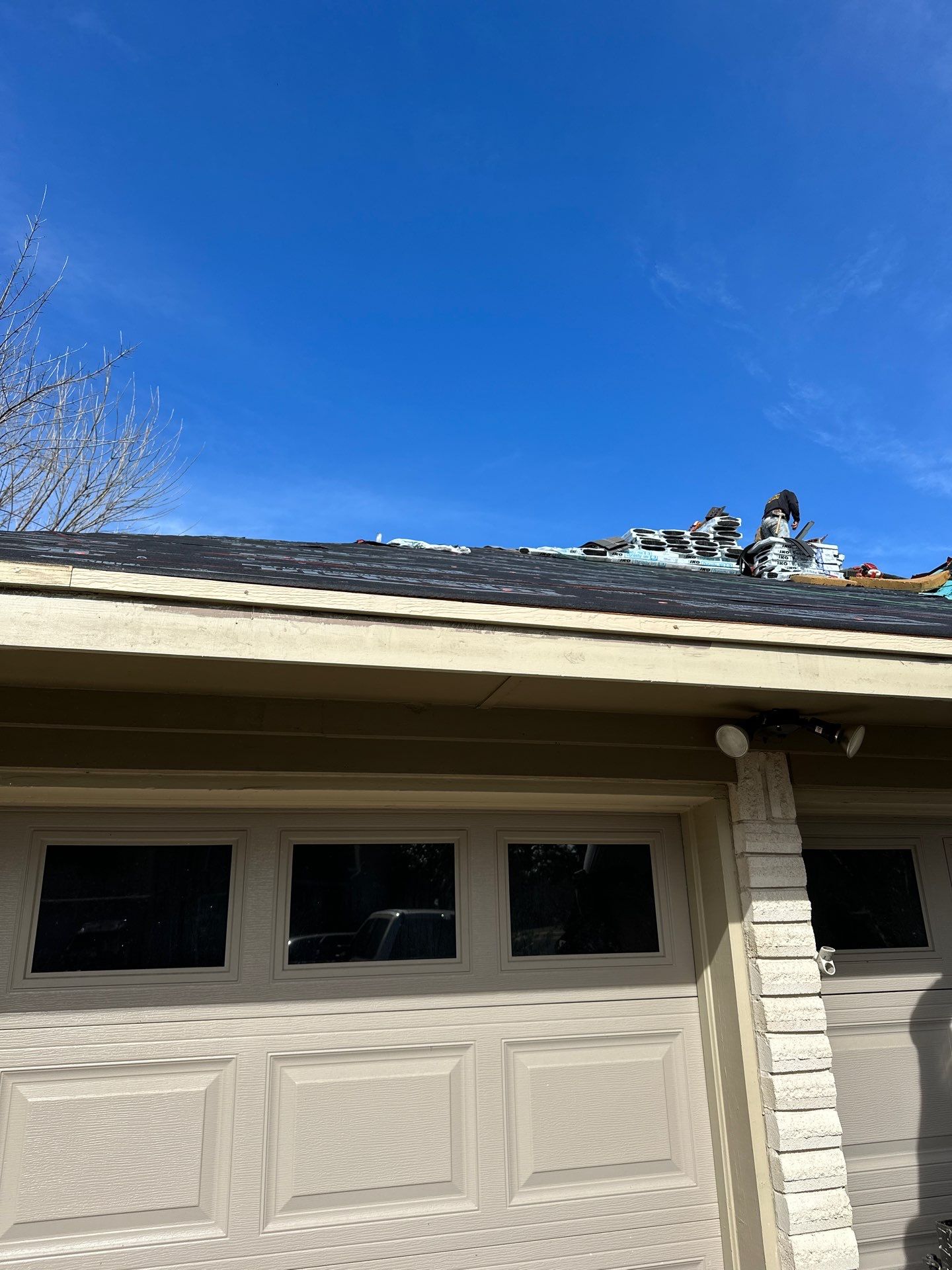 Residential Roofing Installation using IKO Dynasty Driftwood by DeZign Roofing & Exteriors