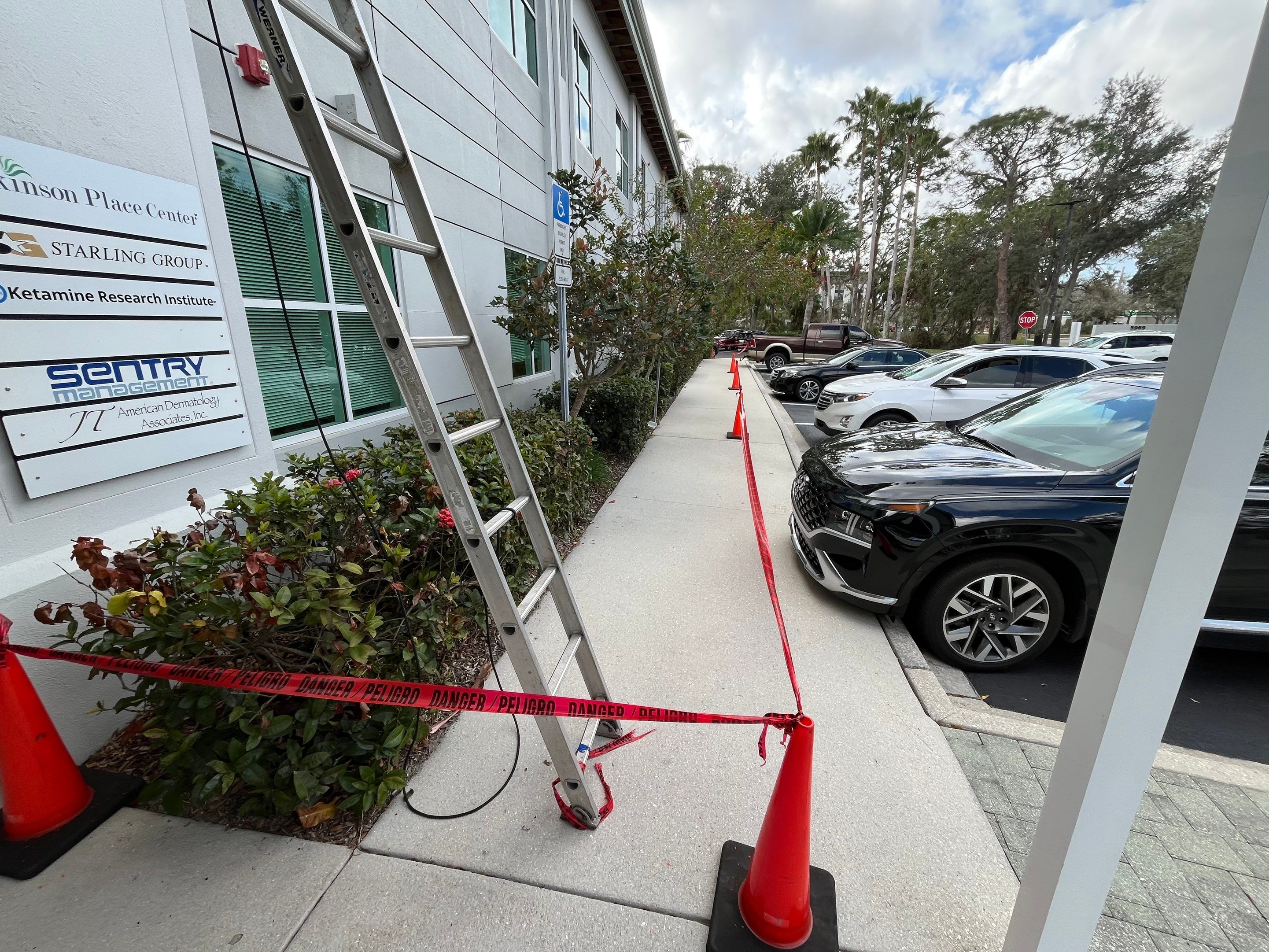 6-Inch White Seamless Gutters in Sarasota FL by Gutter Professors