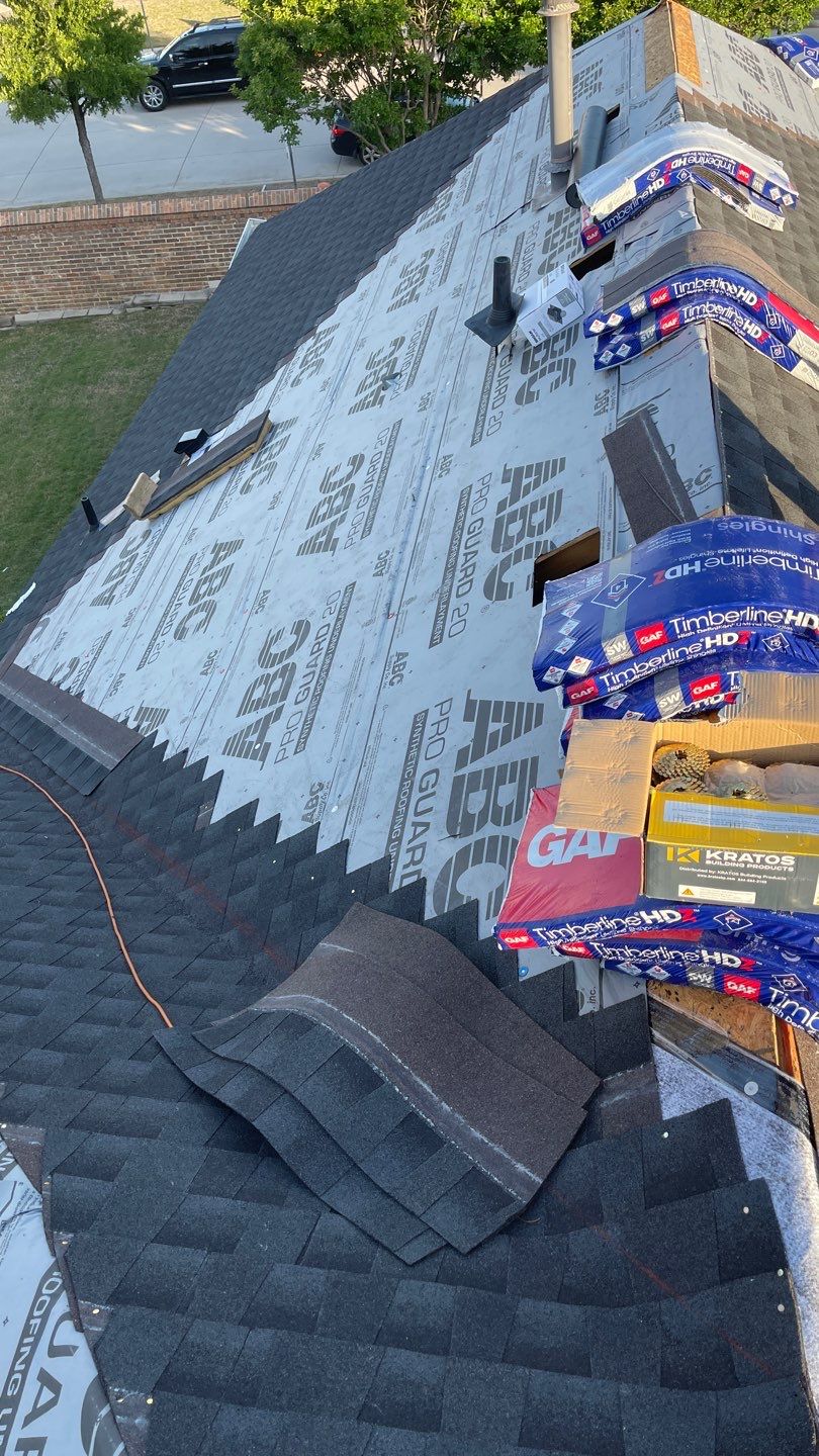 Residential Roof Replacement using GAF shingles by Elite Roofing LLC