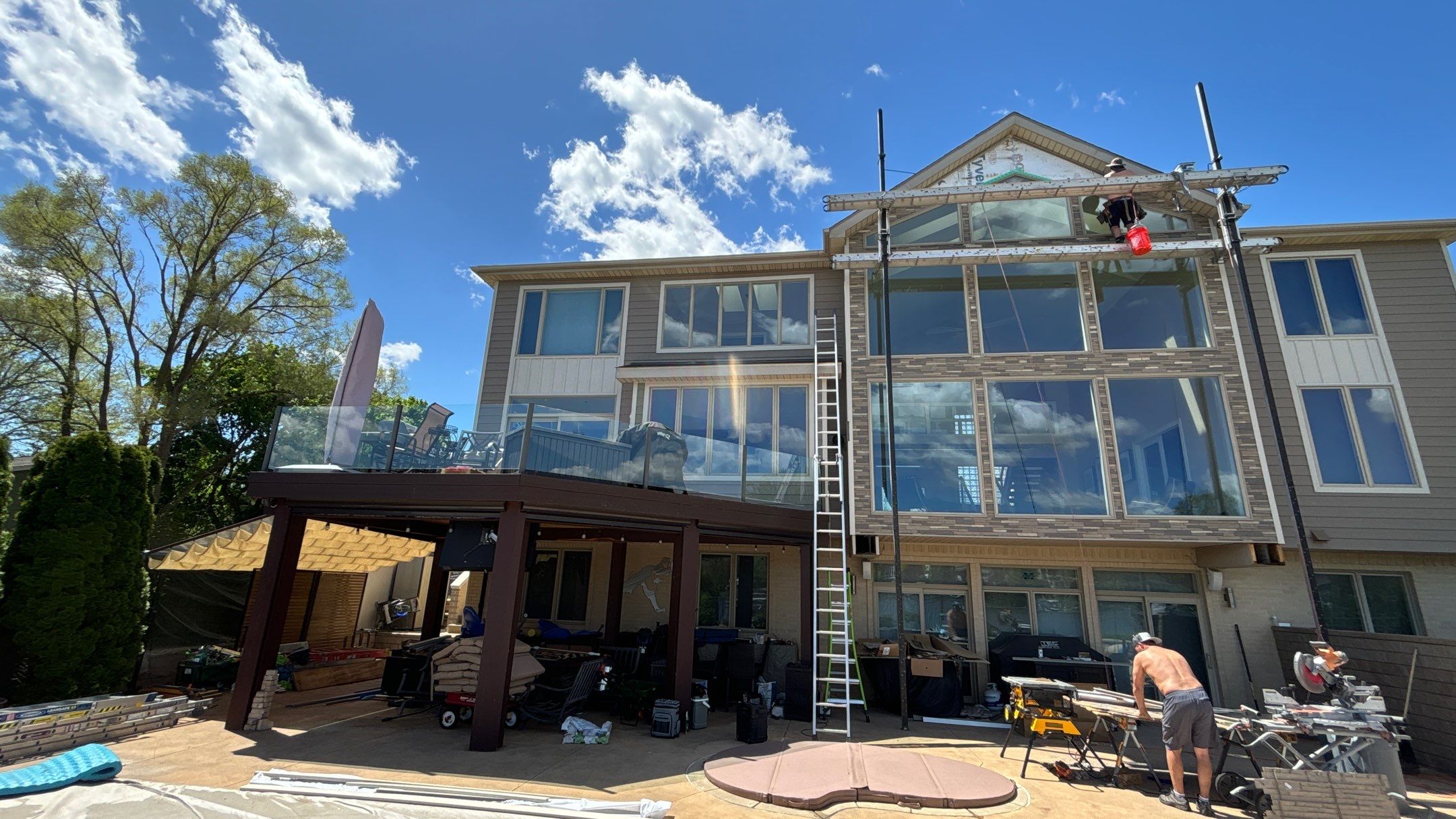 Siding Replacement using Everlast by 180 Contractors