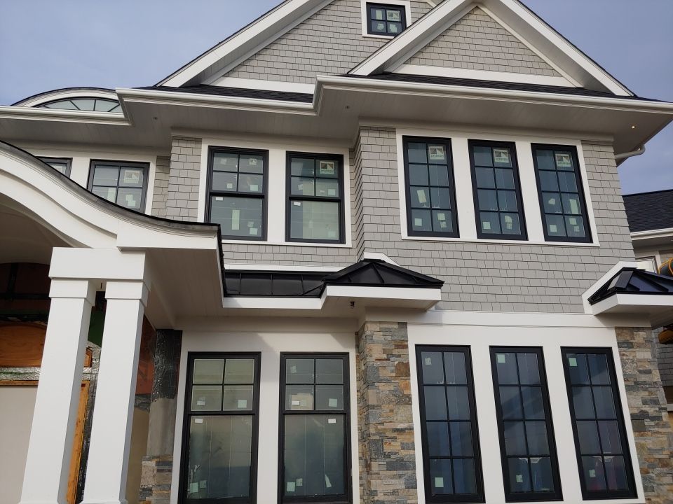 Swansea, MA Gutter Installation using 4x6 Fiberglass Gutter with PVC Bed Moulding by Gutter Pro Enterprises