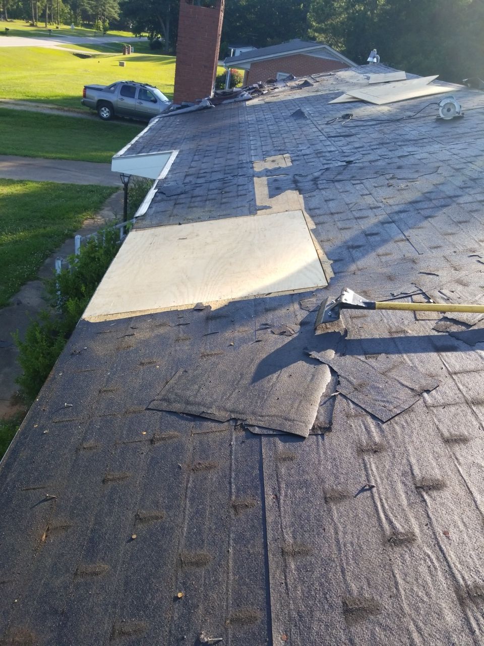Re-roof by American Roofing NC