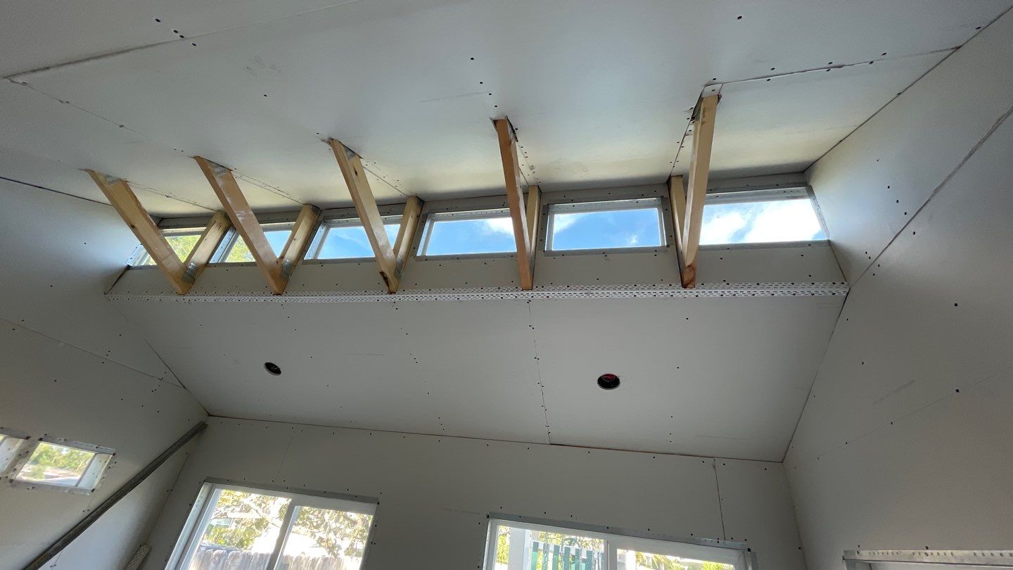 Outdoor Office Shed Interior Remodel in Longwood: From Drywall to Paint by HandyMangum
