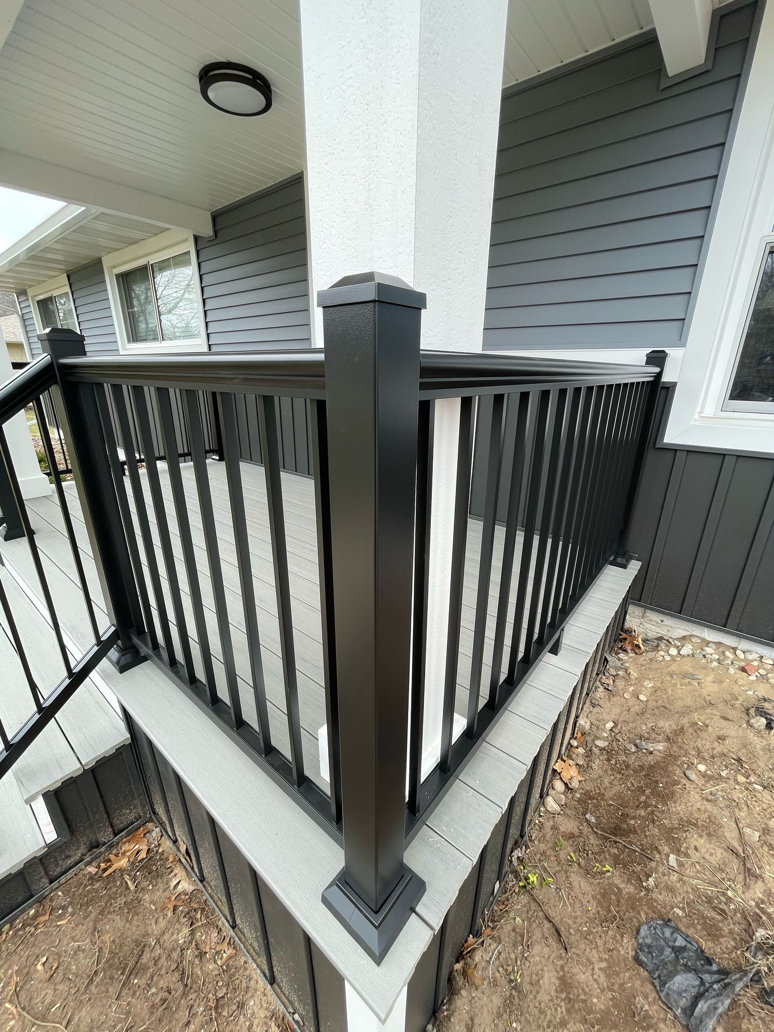 Siding, Front and Back Porch  by Avalon Roofing and Exteriors