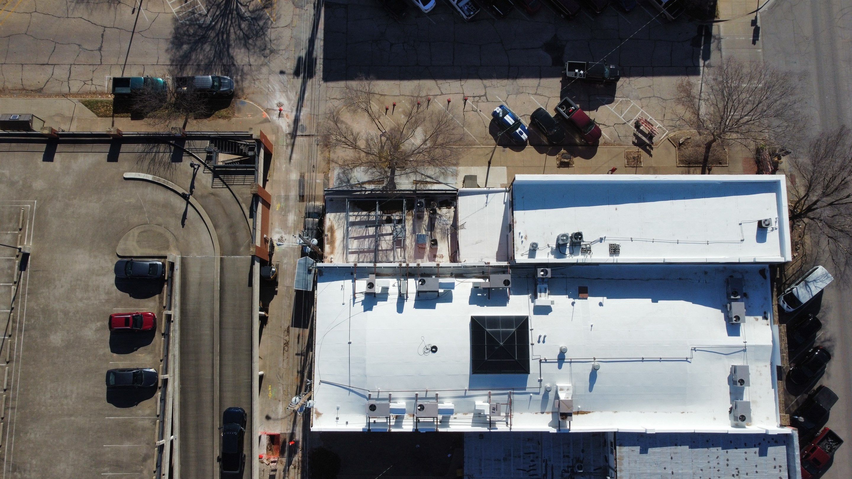 Commercial Roofing Installation using GAF by Frontline Roofing and Construction