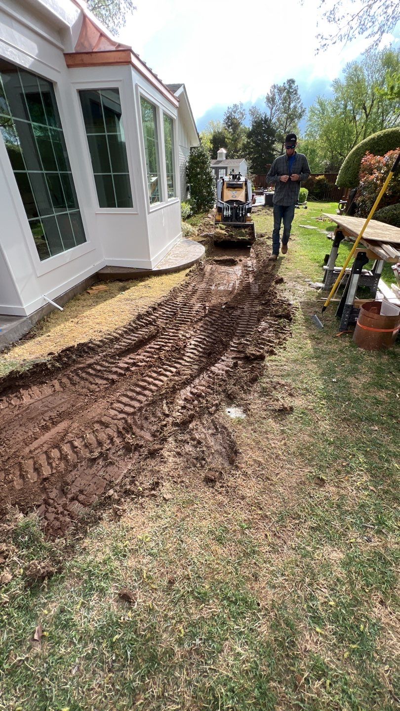 Flagstone walkway using Flagstone  by Clays Services Inc