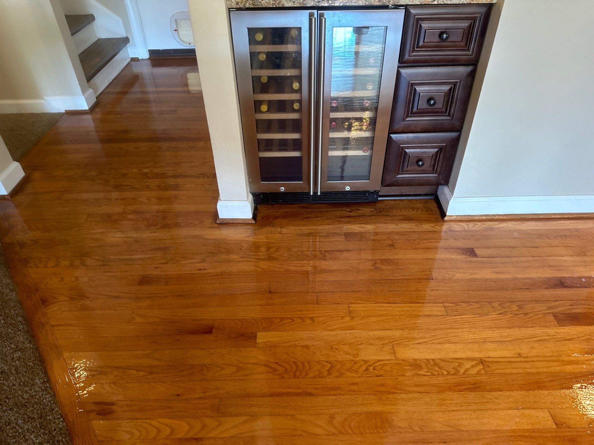 Hardwood Renewal  using Finish Em by Monster Clean