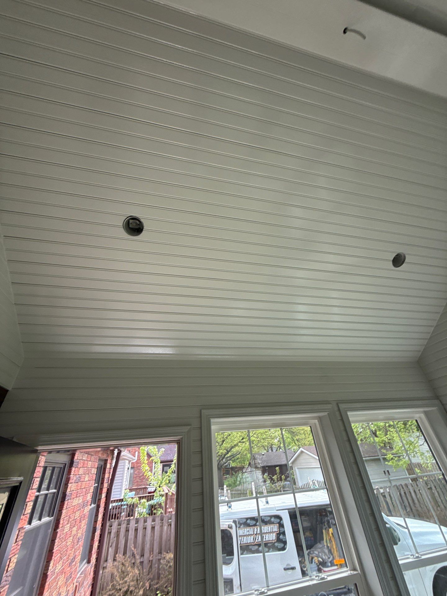 New 4 season room interior & exterior painting by Midwest Paint LLC
