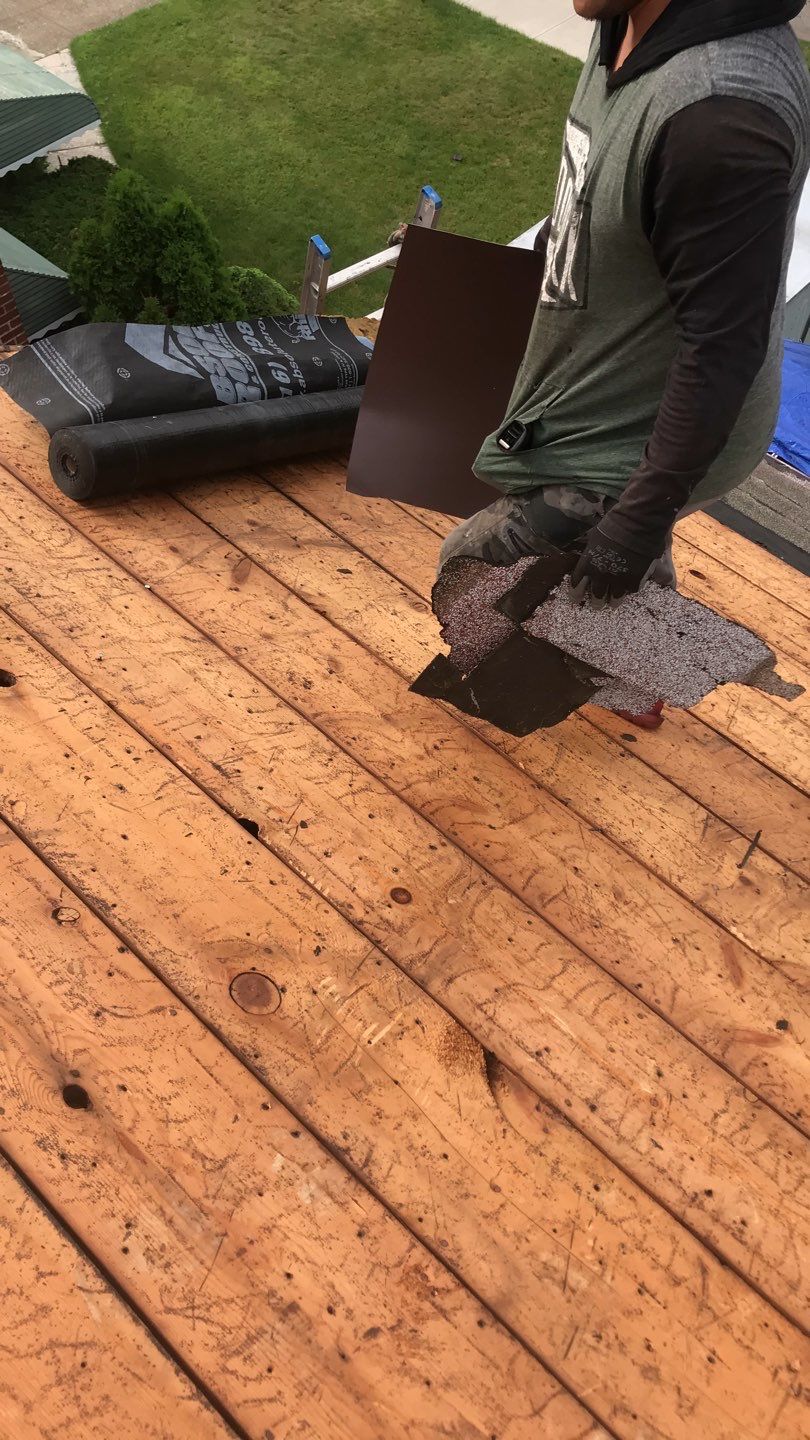 Residential Roof Replacement using Owens Corning Duration, Colonial Slate by Absolute Roofing and Construction