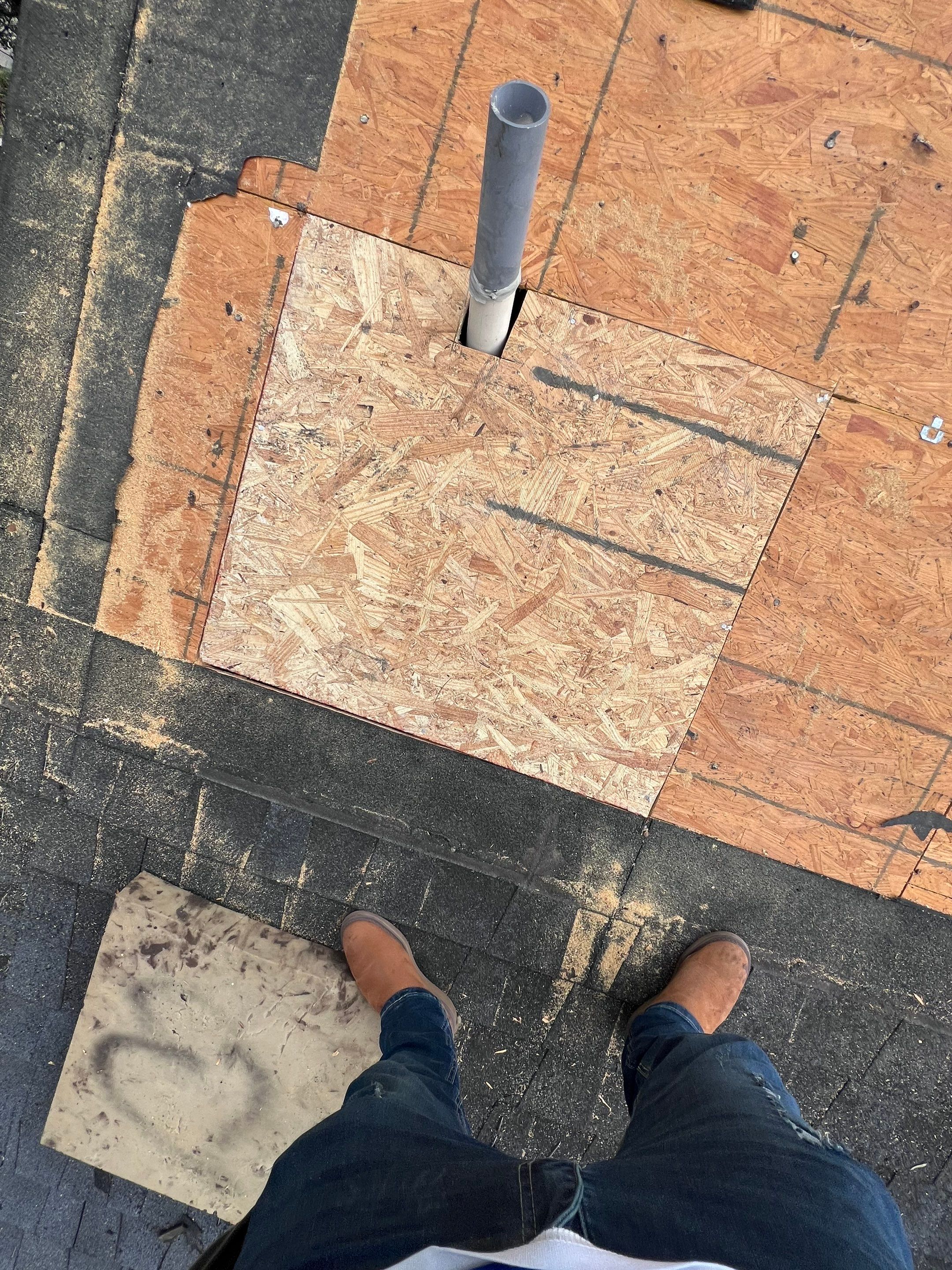 Hail Damage using Owen's Corning Duration (Lifetime) Shingles by Roof Repair Services LLC