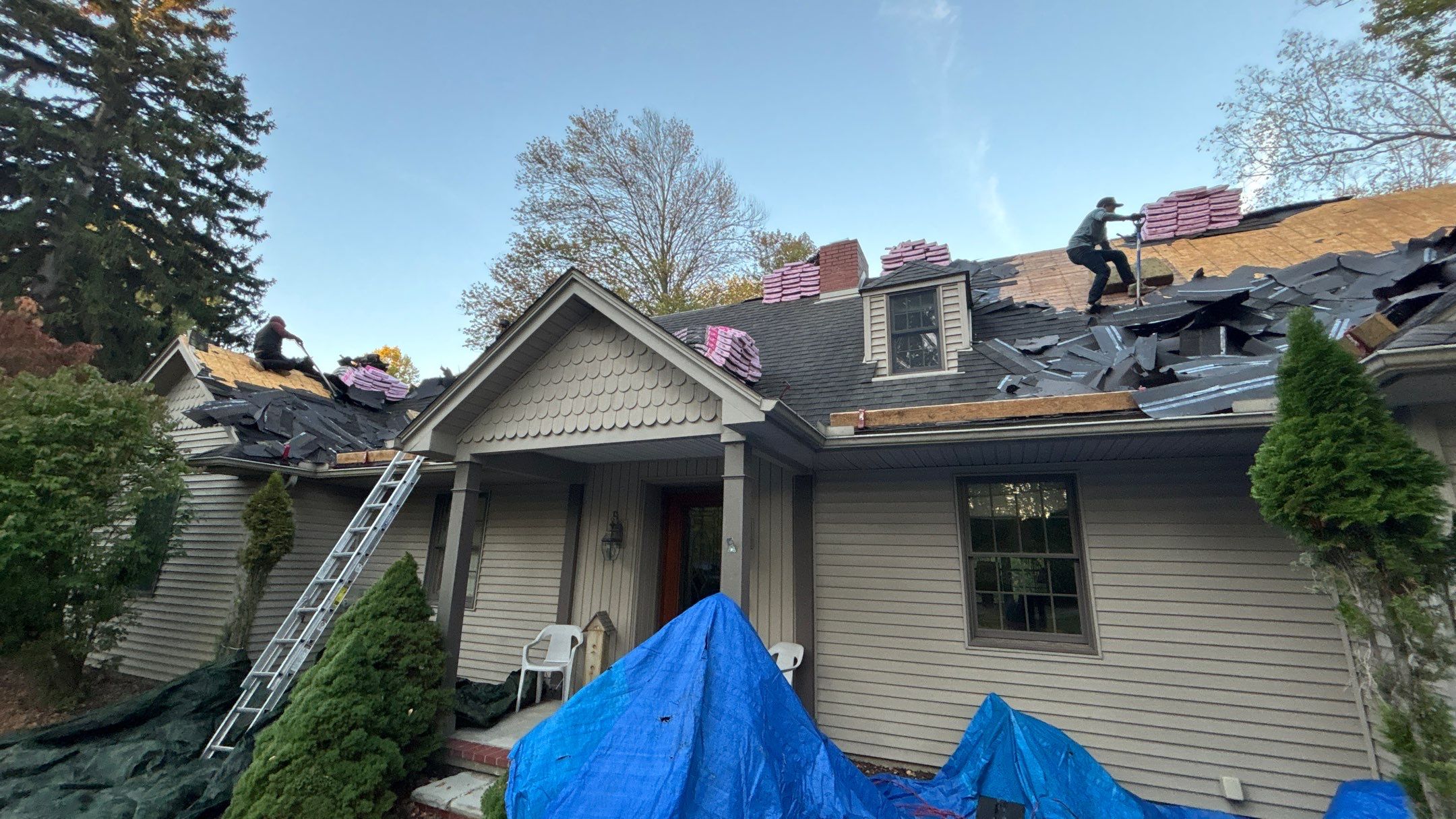 Roof Replacement using Owens Corning Driftwood by 180 Contractors