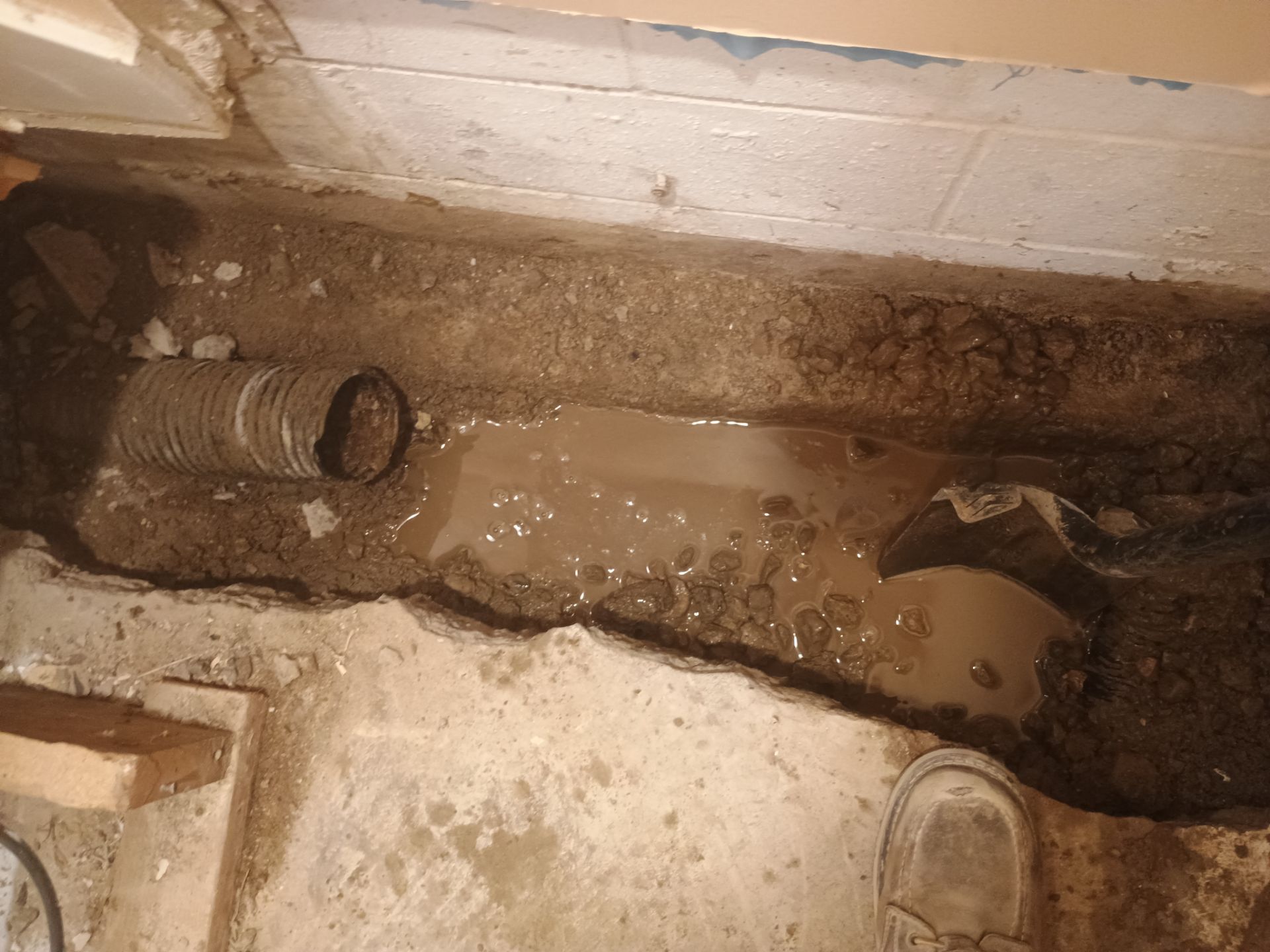 Interior Drain Tile Installation in Minnetonka, MN by Waterproofing Northeast