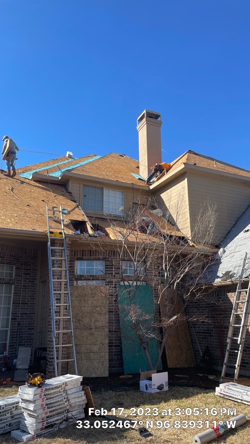 Roof Damage Repair  by SLM General Contractors & Roofing
