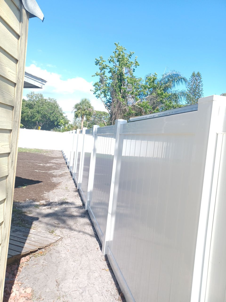 Bradenton, FL 6ft. Tall White Vinyl Privacy Fence by Asap fence and gates, LLC