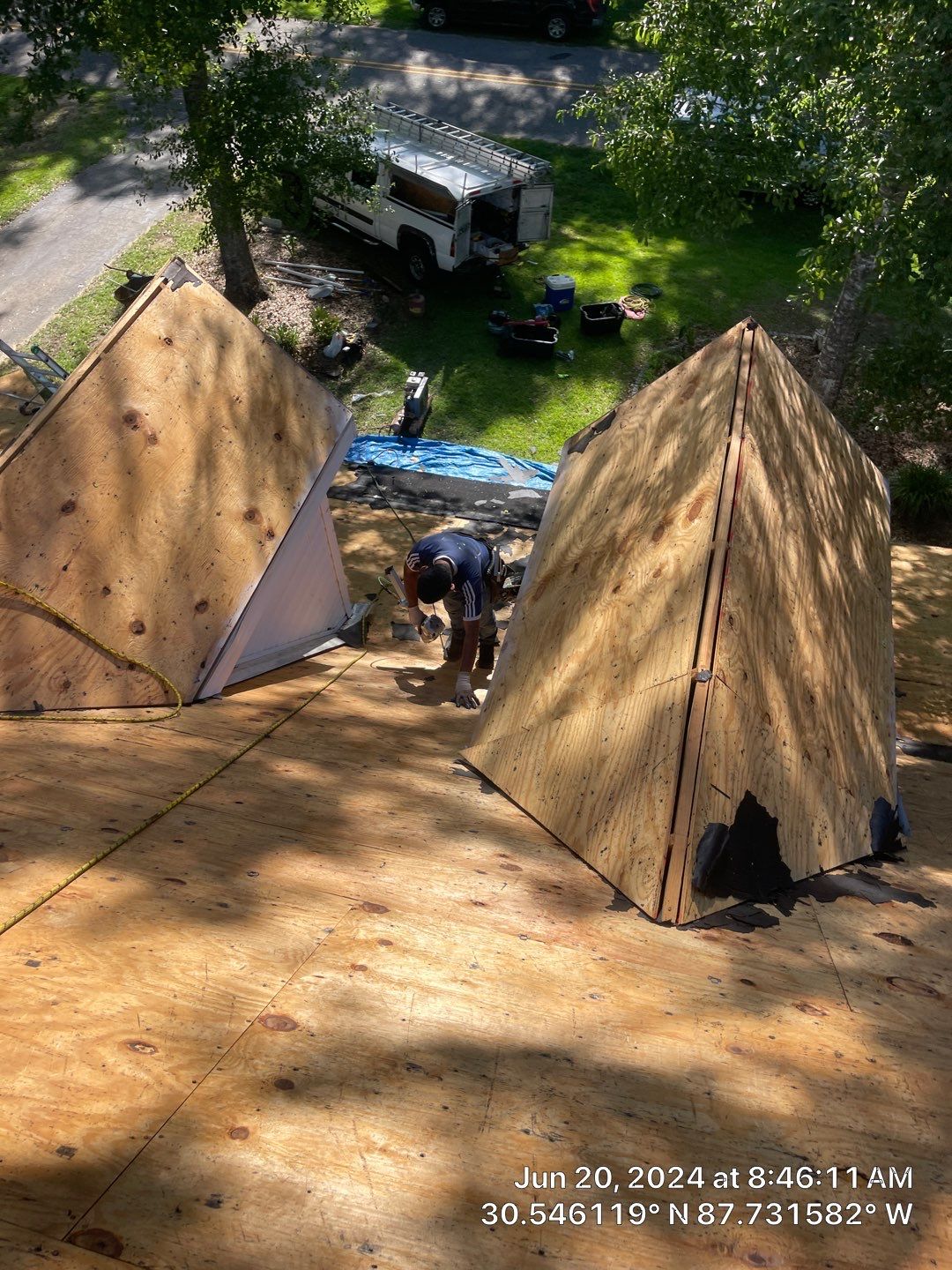 Residential Roofing Installation using Roof Replacement by American Roofing & Construction LLC