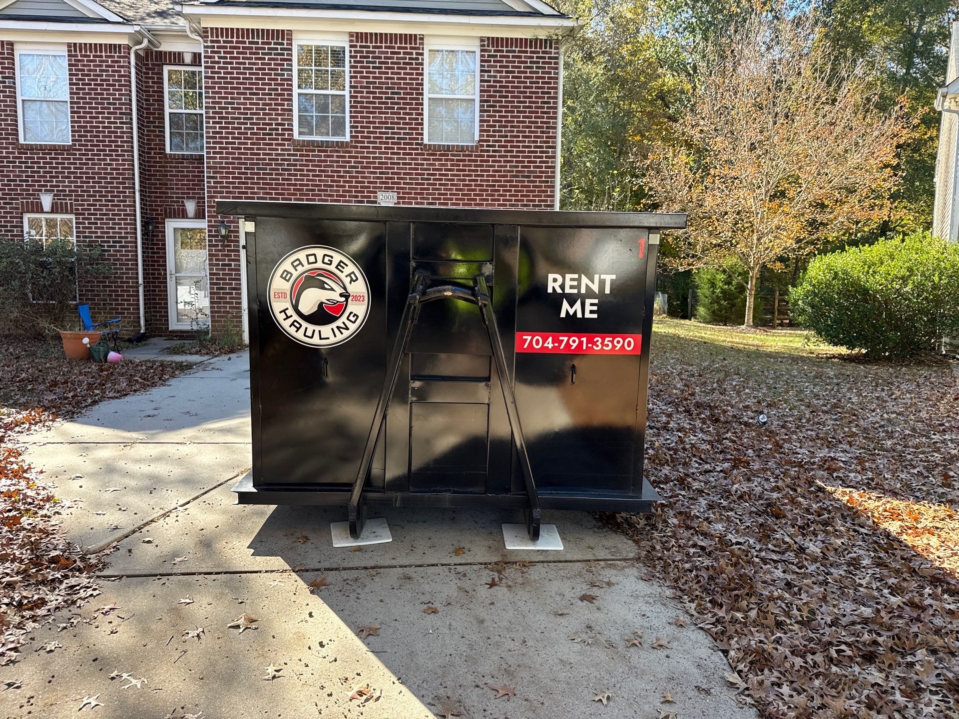 Project in Waxhaw by Badger Hauling