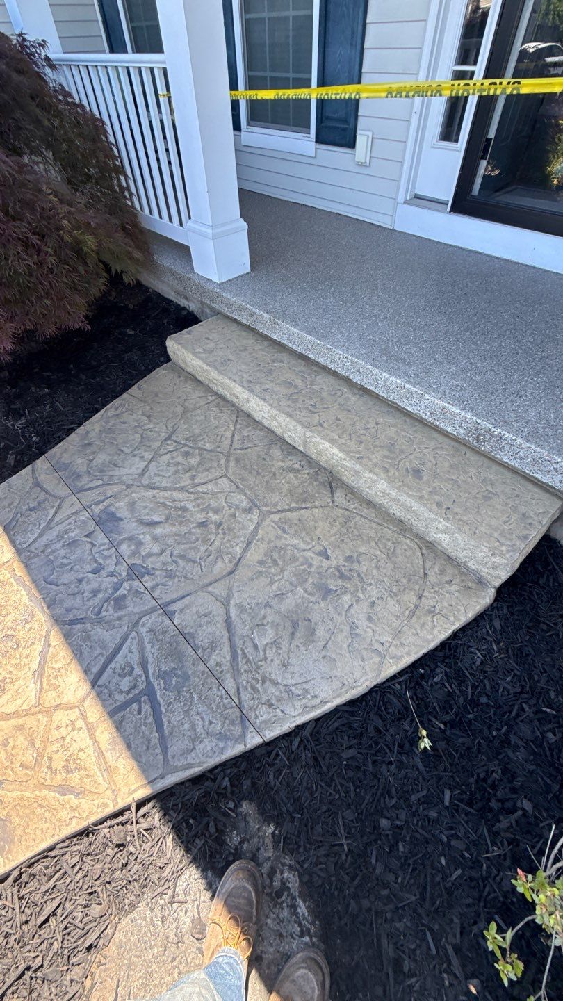 Appalachian Flagstone Stamp  by NG Masonry & Construction LLC