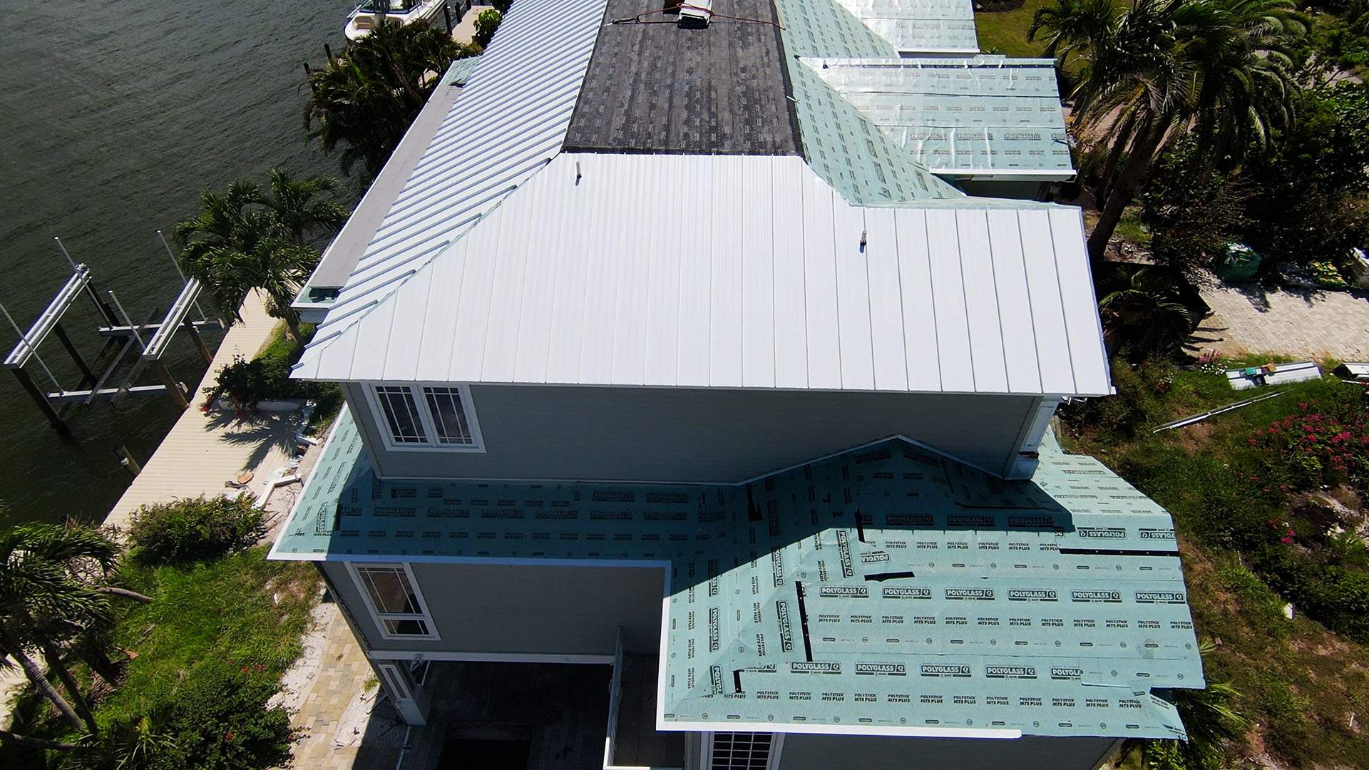 Sanibel Island Standing Seam Roof Replacement by Four Peaks Roofing