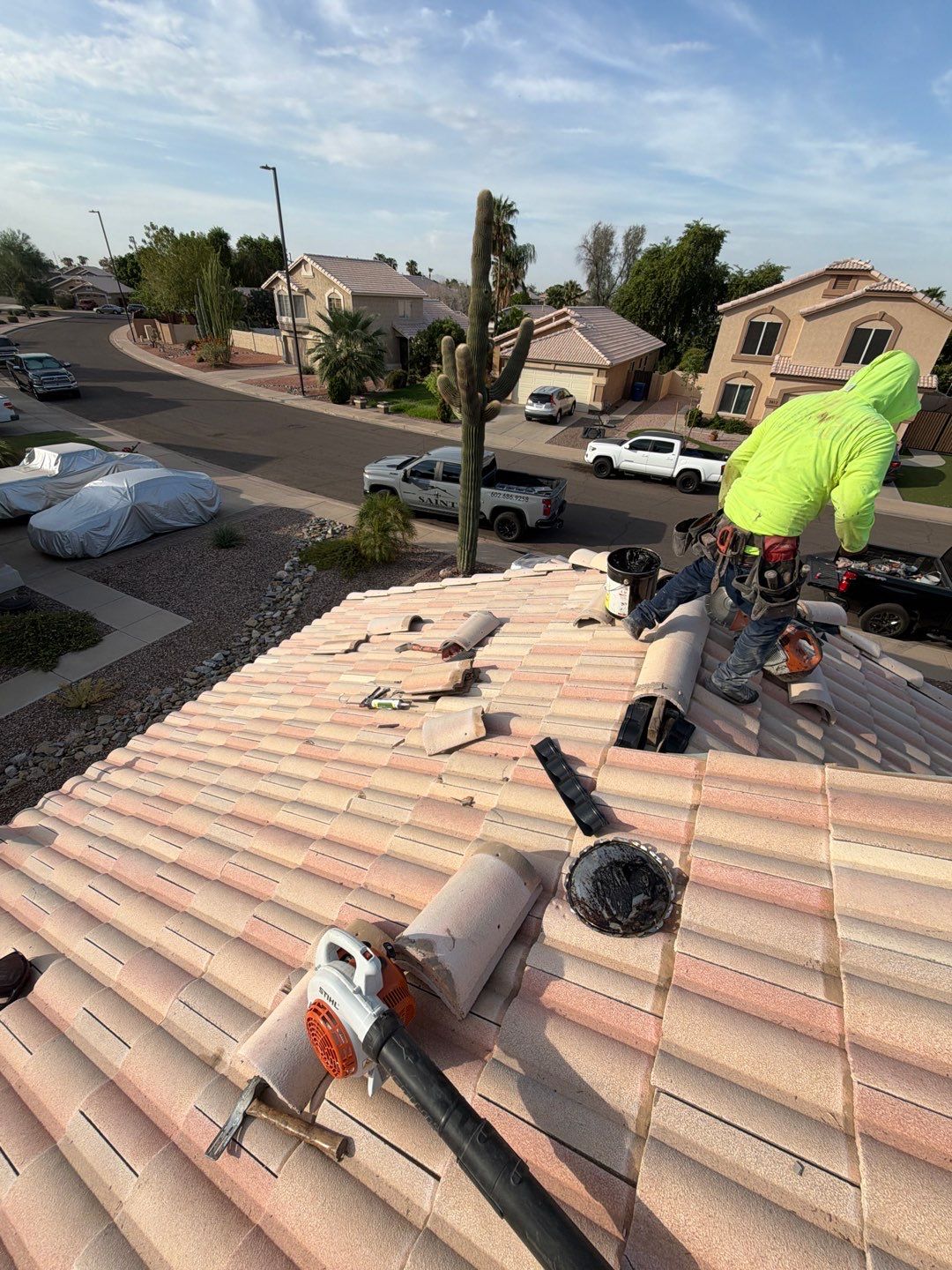 Project in Mesa, AZ by Saint Roofing