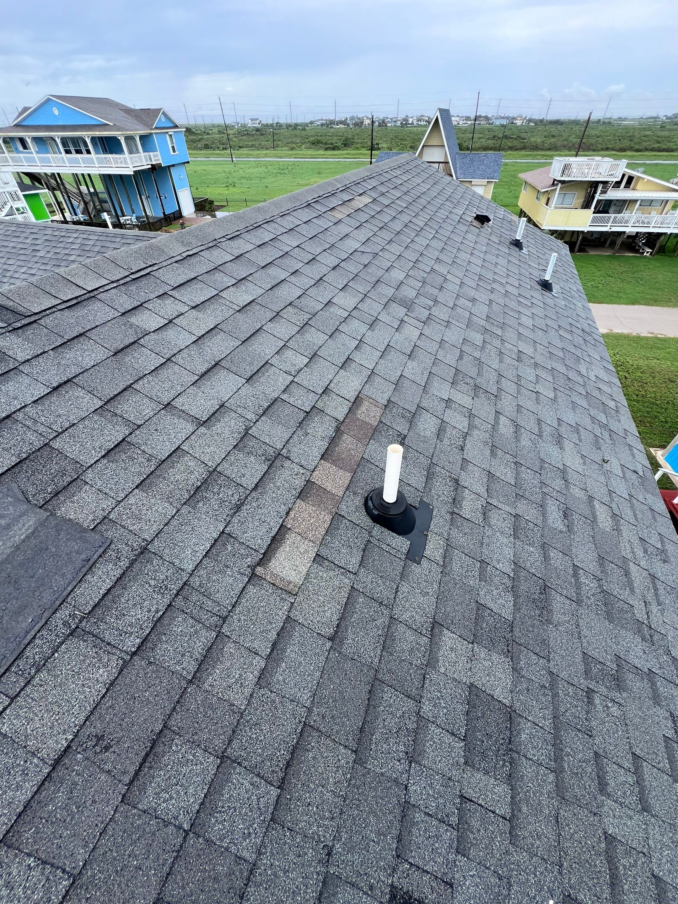 Hail Damage using Owen's Corning Duration (Lifetime) Shingles by Roof Repair Company