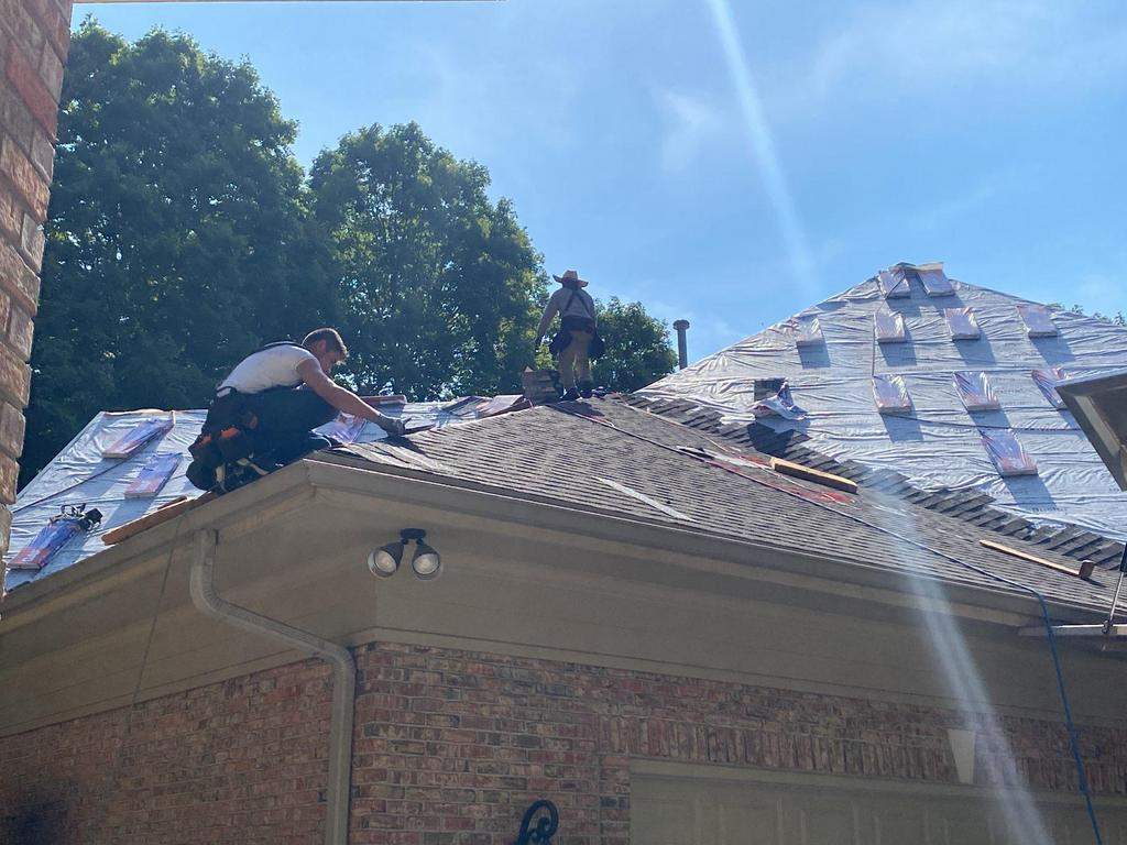 Residential Roofing Installation using GAF Timberline HDZ Barkwood by Nitro Roofing and Construction