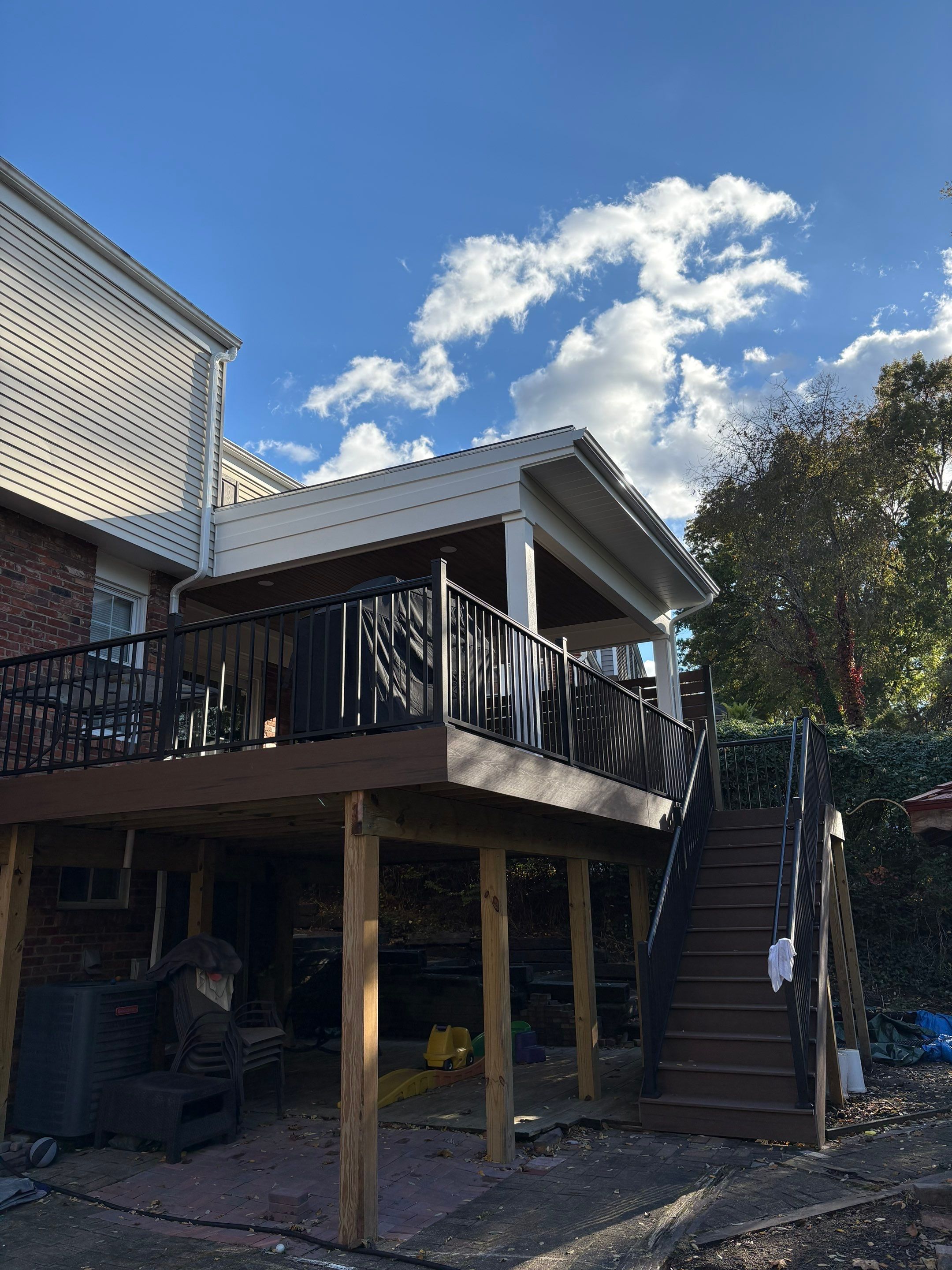 Low-Slope EPDM Rubber Roof Construction in Pittsburgh by Cousins Roofing Siding & Decks
