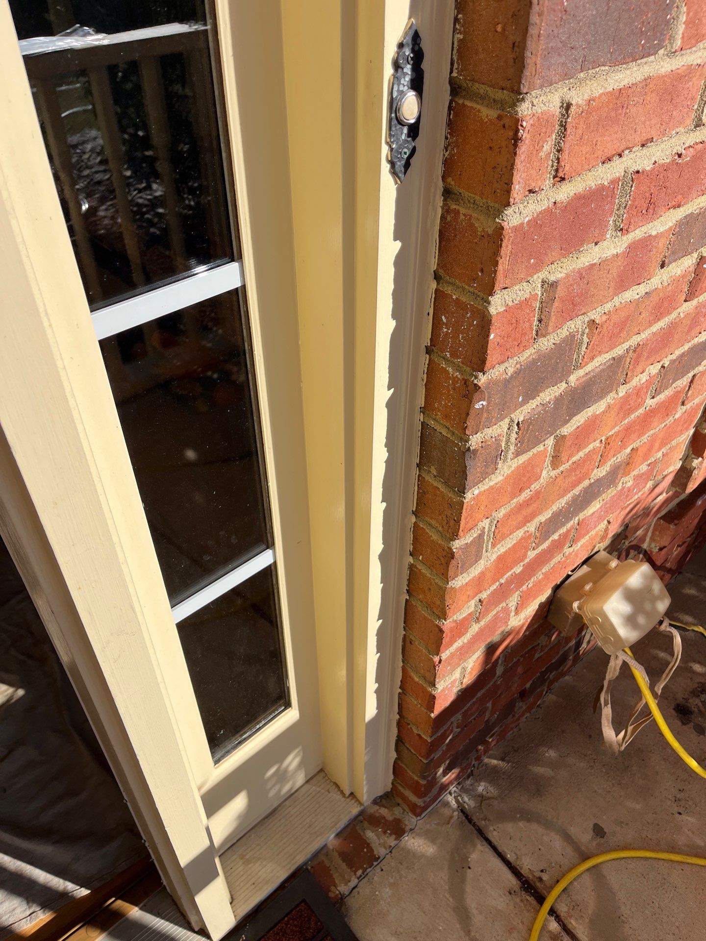 Exterior Painting, Rotted Wood Replacement, & Therma-Tru Door Installation by Nelson Exteriors 