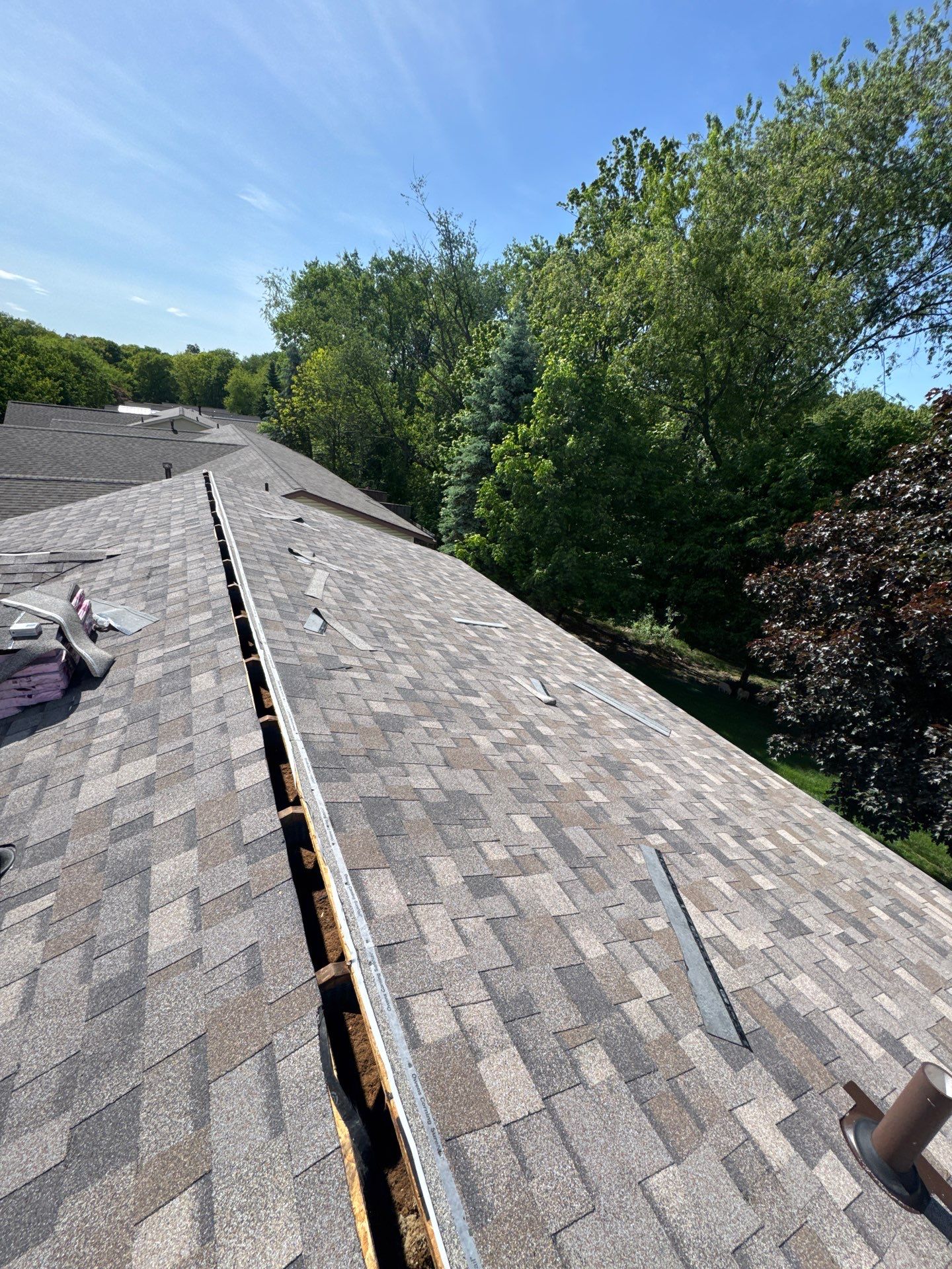 Asphalt Shingle Roof Replacement and Ridge Vent Installation in Wooster by Cornerstone Roofing And Siding